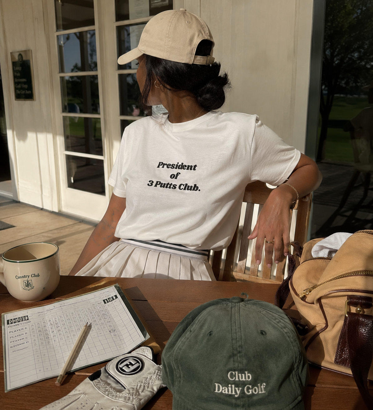 President, 3 Putts Club. — T-shirt CDR Golf Club