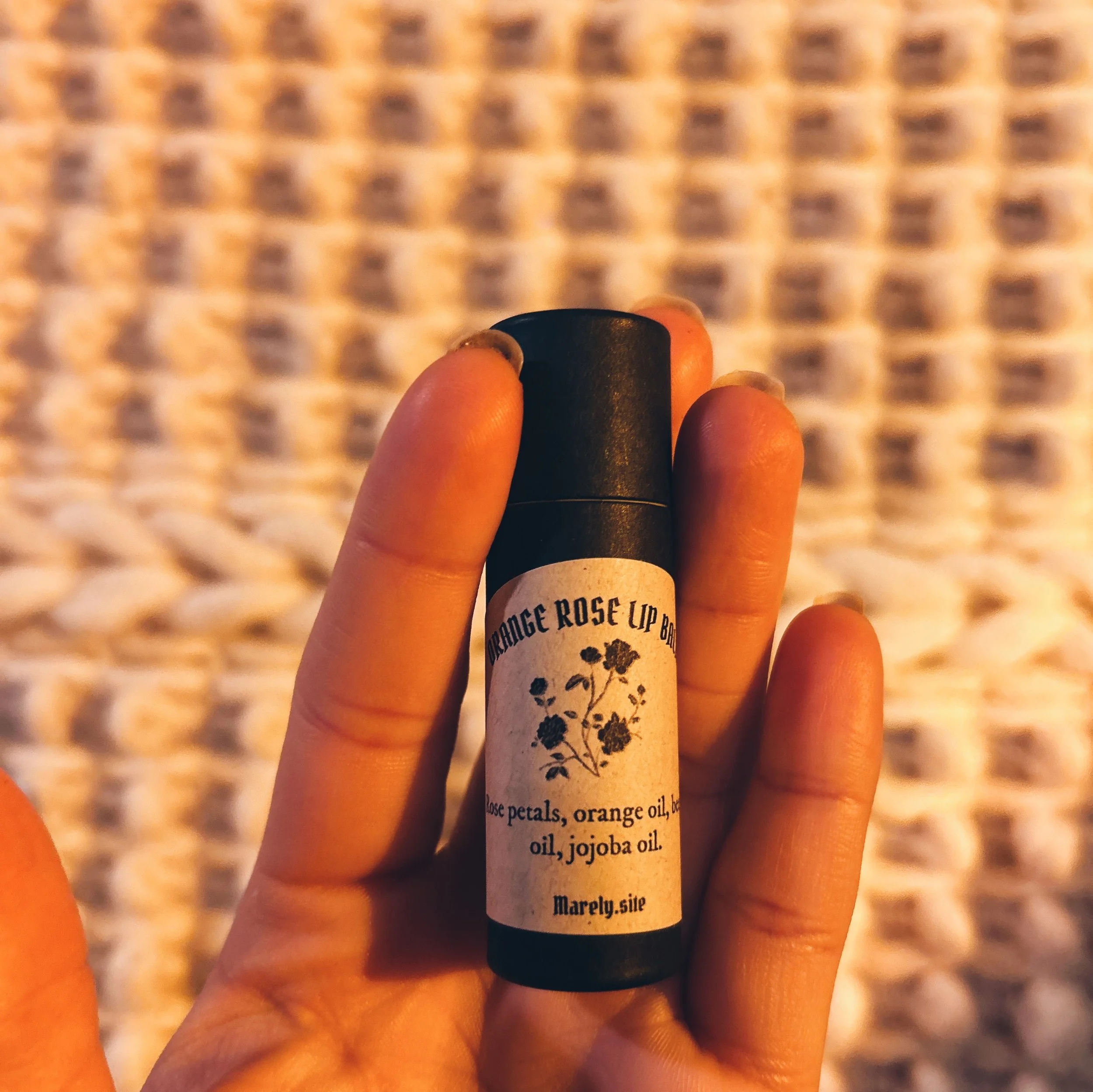 ORANGE & ROSE LIP BALM