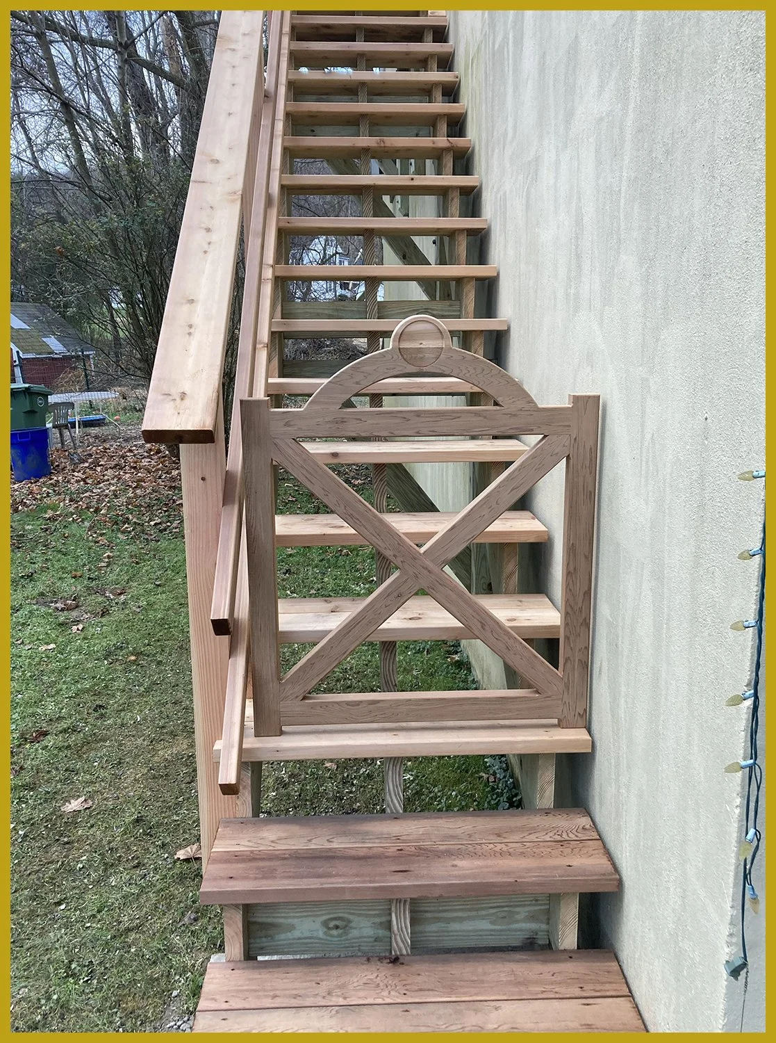 Custom Gate w/Copper Detail