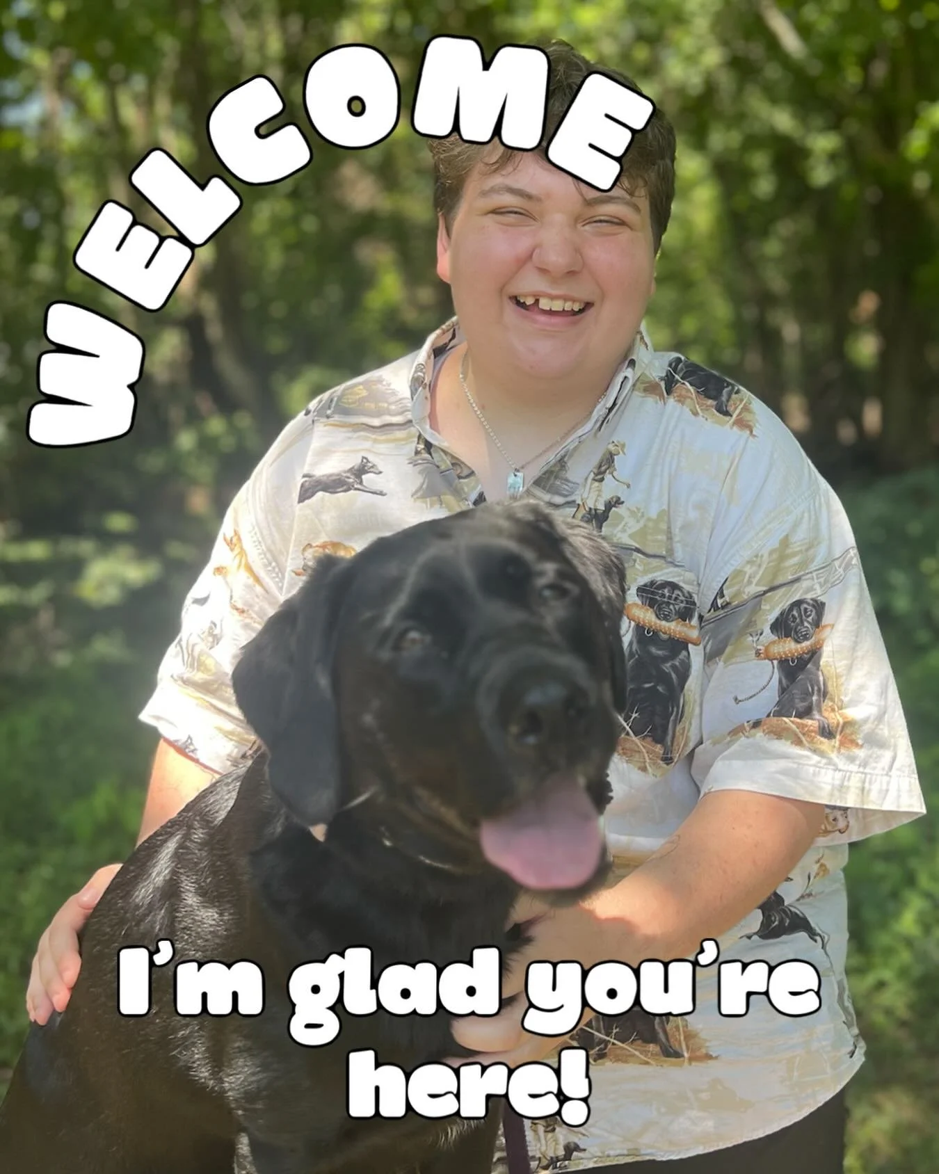 Hi, I&rsquo;m Lore (they/them)! 

Quill Canine Training, LLC is the product of passion for dogs and their people. I&rsquo;ve always been passionate about all things dog (they&rsquo;re my special interest), and in the past two years have turned that i