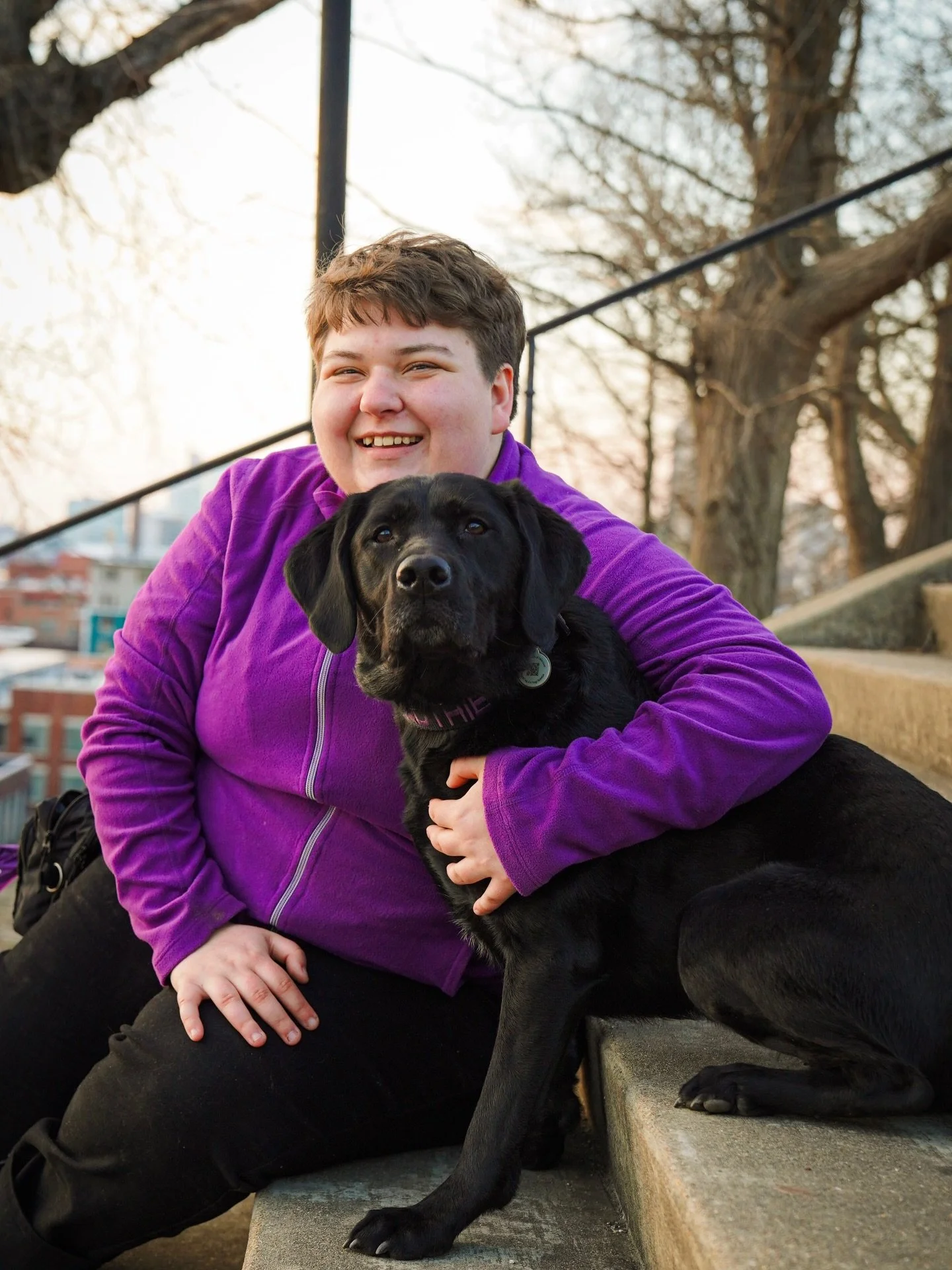 Hi! I&rsquo;m Lore, the face behind Quill Canine Training, LLC. I&rsquo;ve always been passionate about all things dog, but my real journey started when training the black lab in these photos, Ruthie. She became a student at a local dog school, which