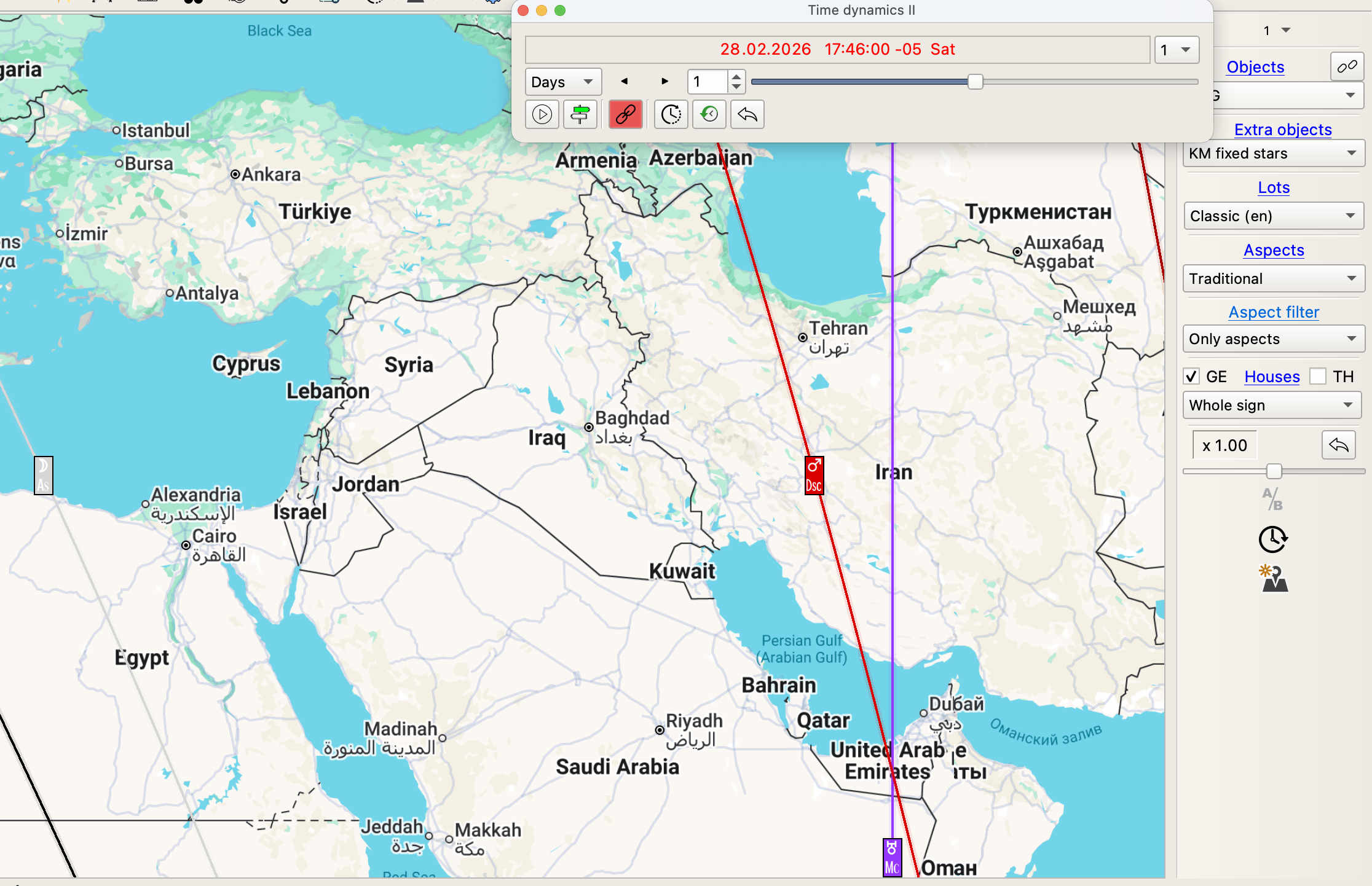 Astro Mapping the US-Iran Airstrikes: Mars, Uranus &amp; What's Coming July 2026