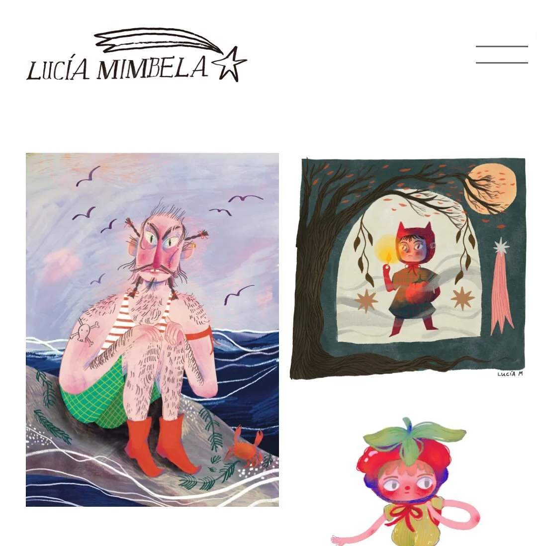 nueva p&aacute;gina web activada ! 🐇💌🗝️ todos mis proyectos y portafolio en un solo lugar. 
link en bio 🌷
luciamimbela.com
