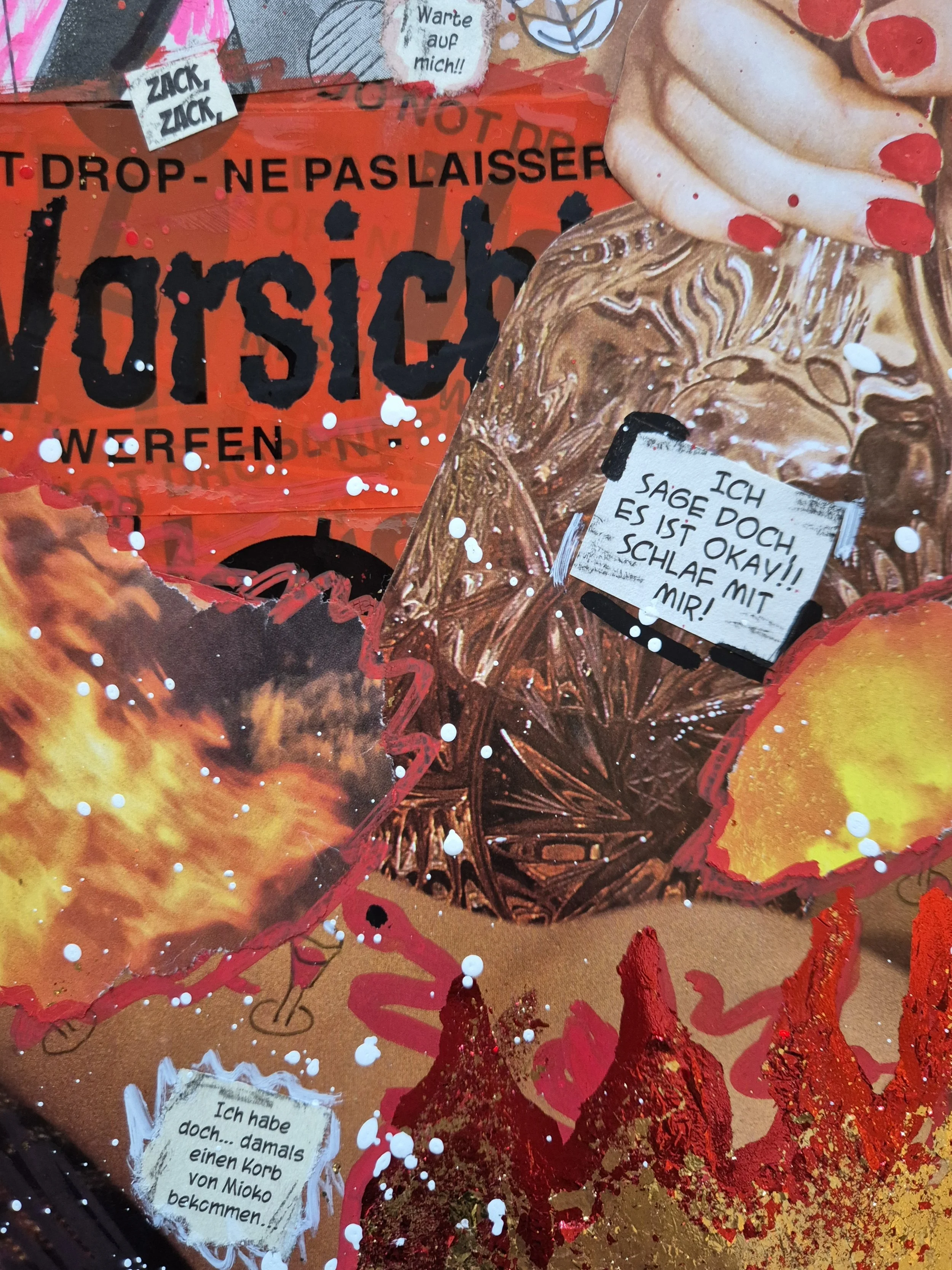 Collage Artwork 'Der Gefühlscocktail'