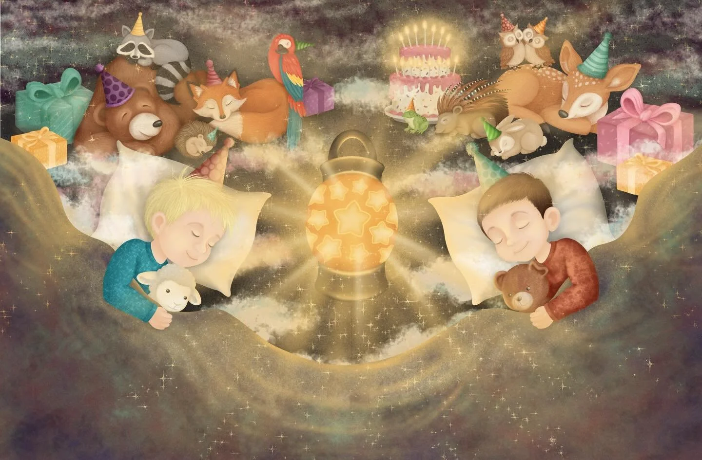 My submission for the SCBWI December prompt, &ldquo;Dream.&rdquo; 

Just finished this illustration as the last page of a wonderfully whimsical children&rsquo;s book, and what a fun thing that it aligns with this month&rsquo;s prompt. 

#scbwidrawthi