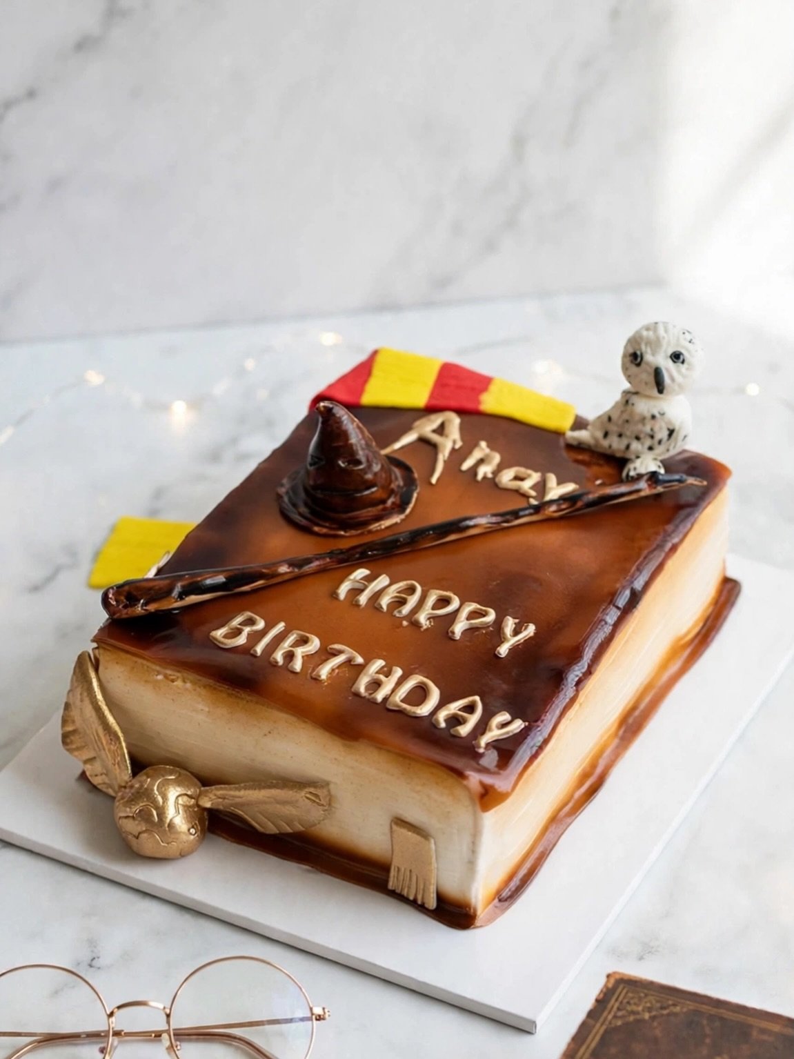 A little hocus pocus. A little birthday magic. #harrypottercake #customcake #birthdaycake #cakeeverafter #bostondesserts