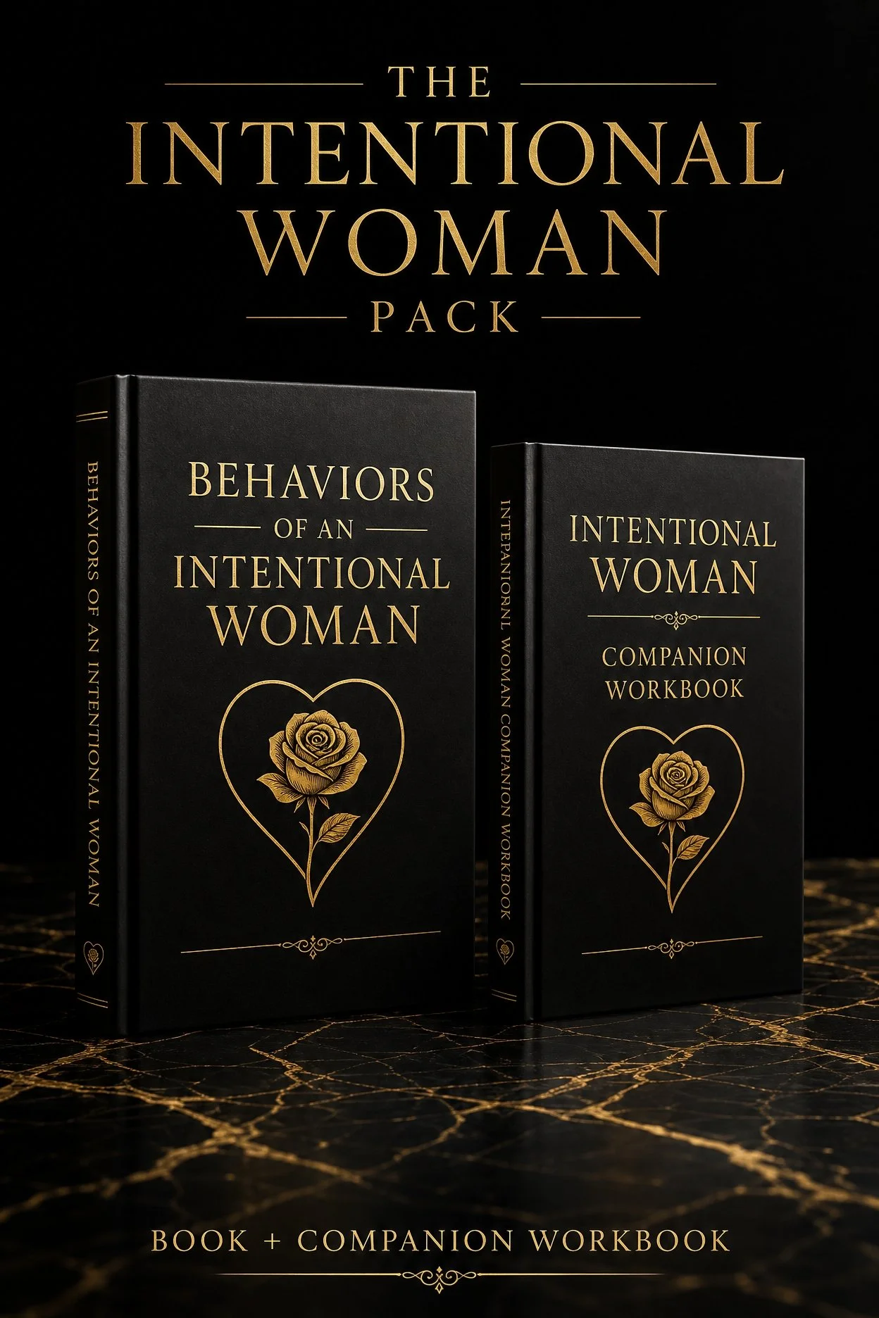 THE INTENTIONAL WOMAN PACK - BOOK + WORKBOOK COMBO