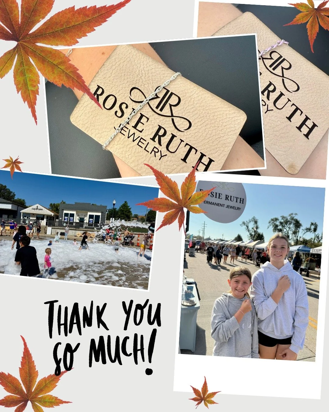 ✨ Huge thank you to the Bennington Farmers Market for welcoming and supporting Rosie Ruth Permanent Jewelry! 💎 

We are beyond grateful for all the amazing customers who have supported my passion &mdash; a dream built on the love and legacy of my gr