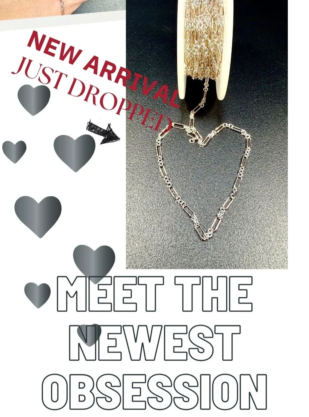 ✨ Meet the Newest Beauty ✨

Say hello to our latest addition to the Rosie Ruth Permanent Jewelry Collection &mdash; Rose Gold has officially joined the family, sweets! 💕

This stunning chain is a sophisticated blend of sterling silver and 14k rose g