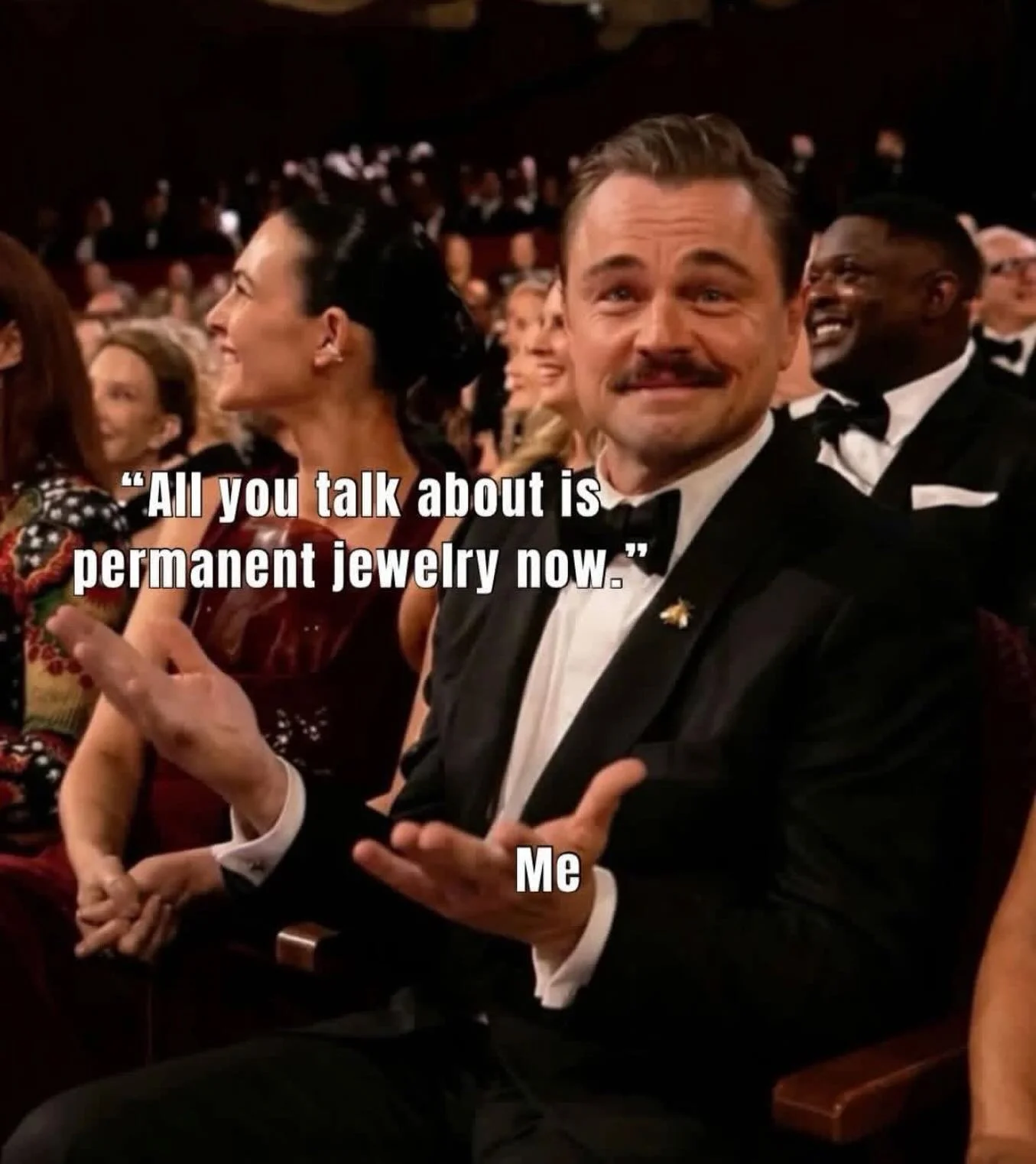 If you know, you KNOW ✨🔗
Permanent jewelry has officially changed the game for me&mdash;and I&rsquo;m never going back.

Top 3 reasons why I&rsquo;m obsessed:

Effortless everyday glam (no clasps, no fuss)

It&rsquo;s always on&mdash;like a signatur