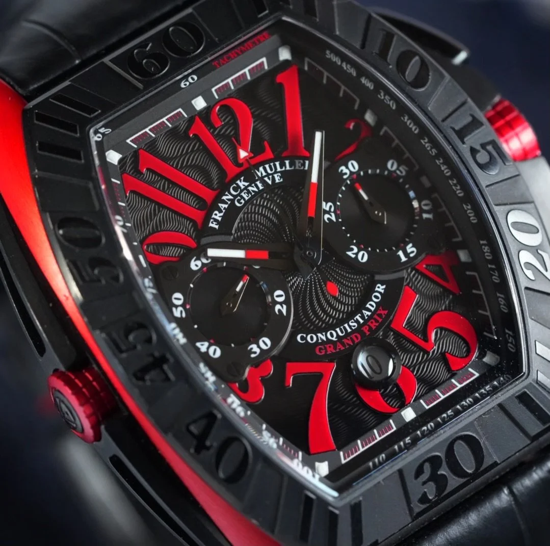 Franck Muller  Conquistador Chronograph
Available now! &hearts;️🖤