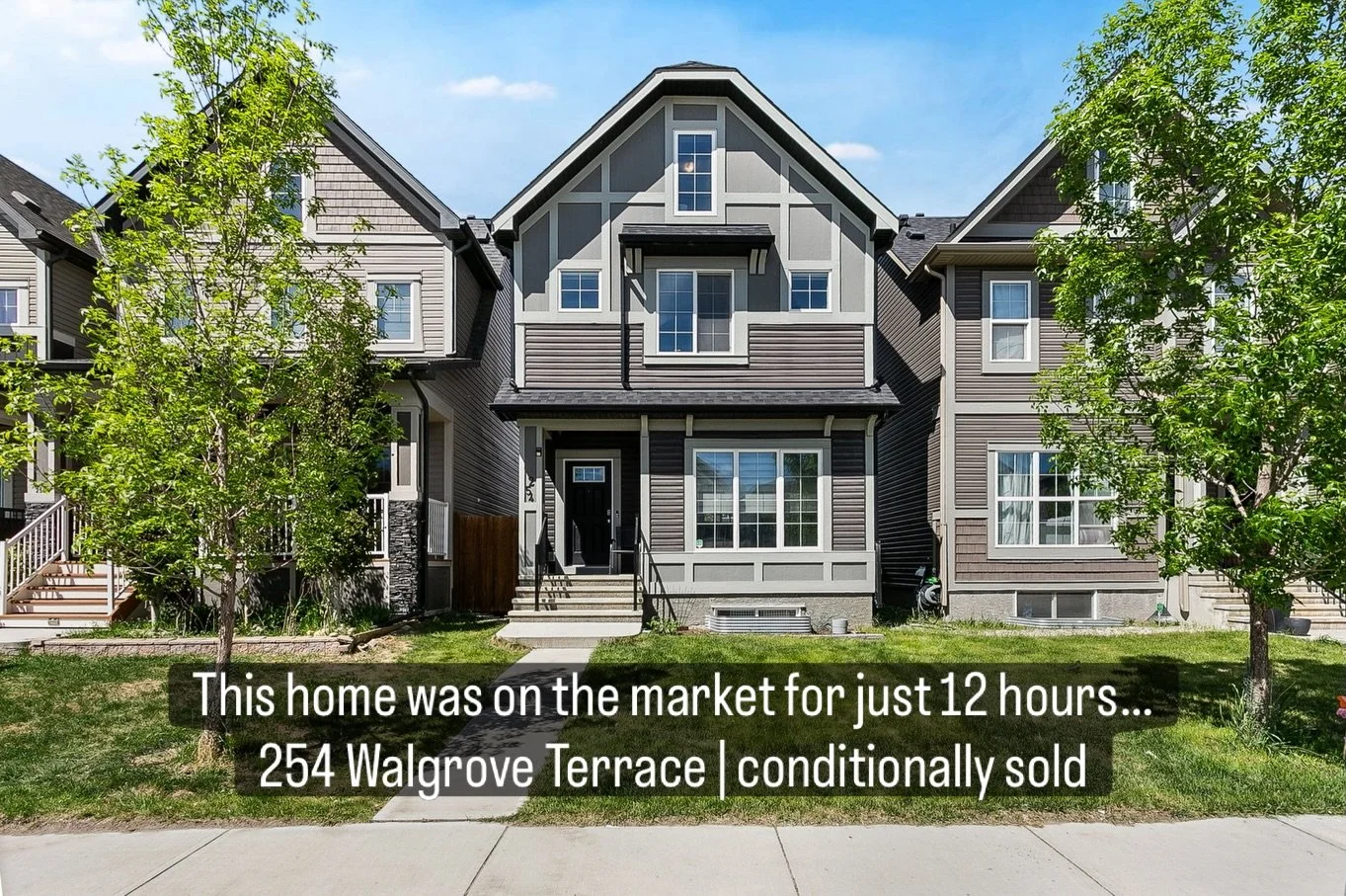 Well that didn&rsquo;t take long&hellip; 254 Walgrove Terrace is conditionally sold in record time. 

Proof that when the right home meets the right buyer, everything just clicks. 

#yychomes #calgaryrealestate #calgaryrealtors #albertarealestate #co