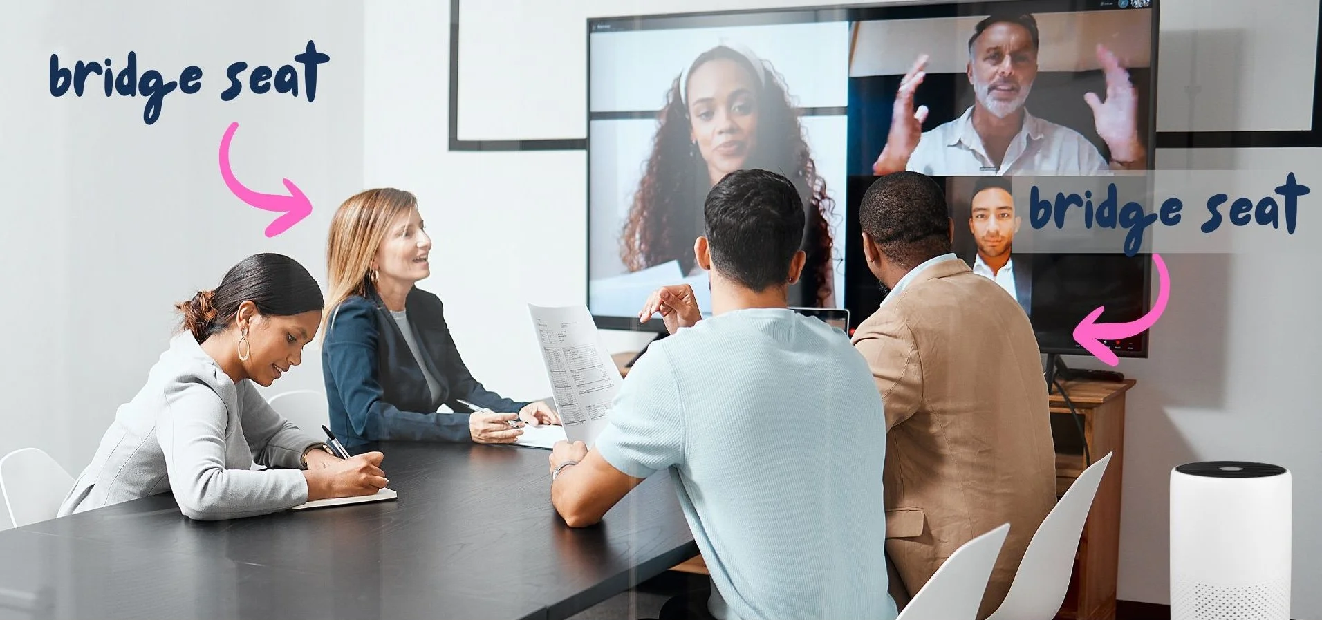 The Bridge Seat - A Tip for Hybrid Meetings