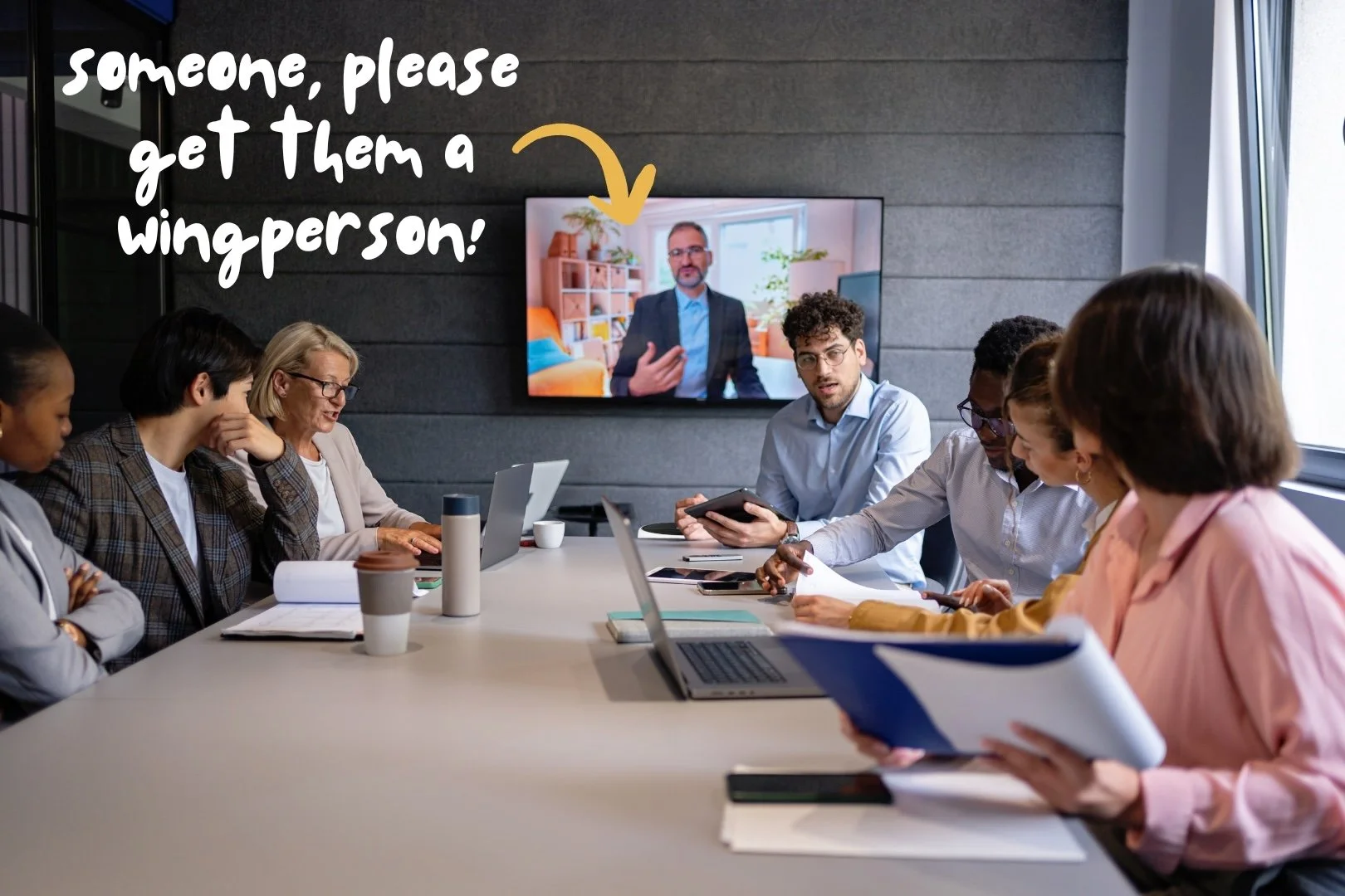 The Wingperson - A Tip for Hybrid Meetings