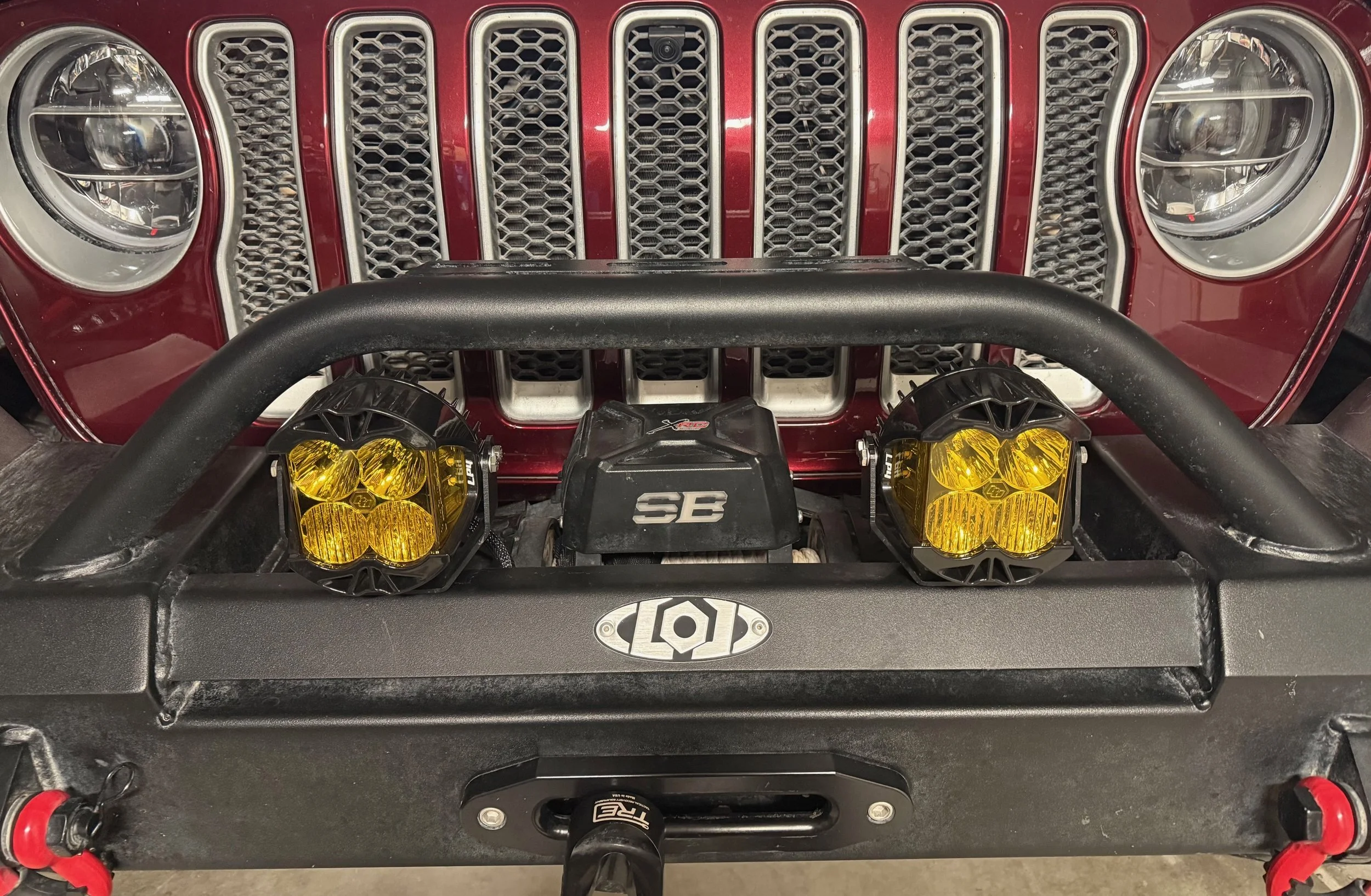 Baja front quad cluster lights
