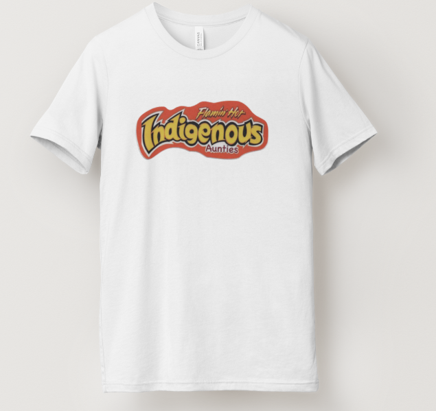 Flamin Hot Aunties T-Shirt White