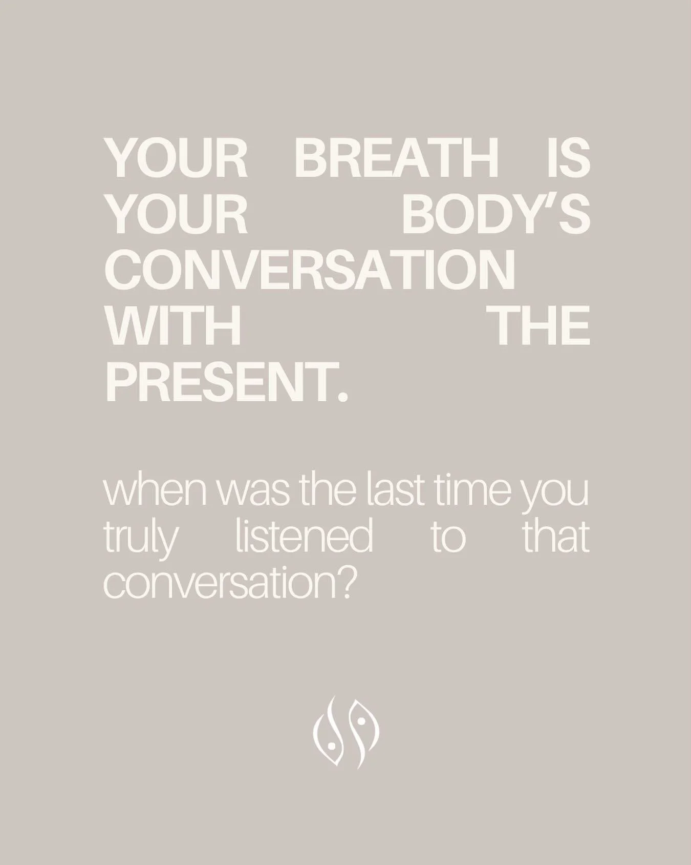 Send to some who needs a reminder ✨ 
A question we had in the clinic that really made you stop and take a moment to listen. 
.
.
#breathwork #chiro #chiroclinic #mindfulness #stress #nervoussystemhealing #chinesemedicineworks