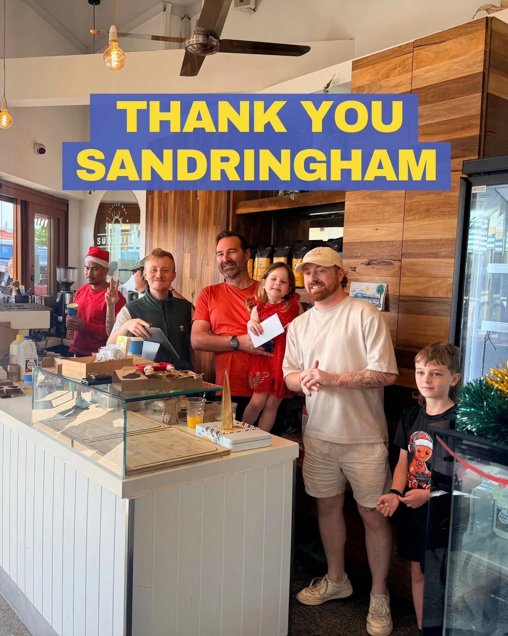 A little note of thanks from us.
On Christmas Day, our team opened the doors and poured coffees for something bigger than ourselves, raising around $3,000 for the @mirabelfoundation in just a few hours. Every dollar went straight to supporting childr