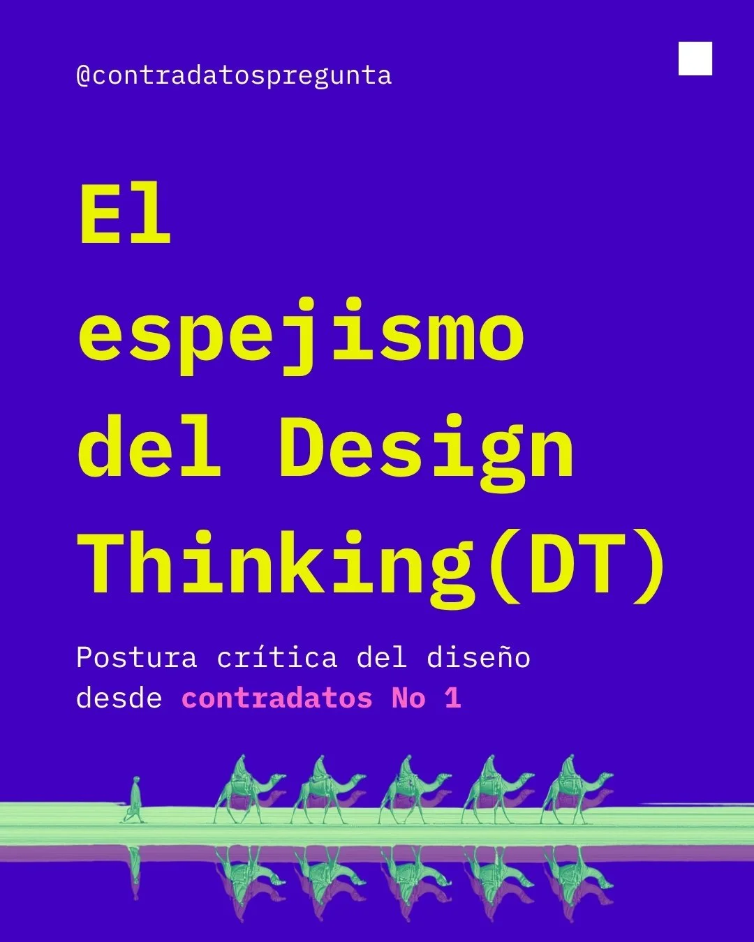 🌀 Dise&ntilde;ar sin cuestionar es banalidad del mal. 

El Design Thinking prometi&oacute; cambiar el mundo, pero termina haci&eacute;ndolo m&aacute;s c&oacute;modo para quienes dise&ntilde;an y m&aacute;s injusto para quienes lo habitan.

Una histo