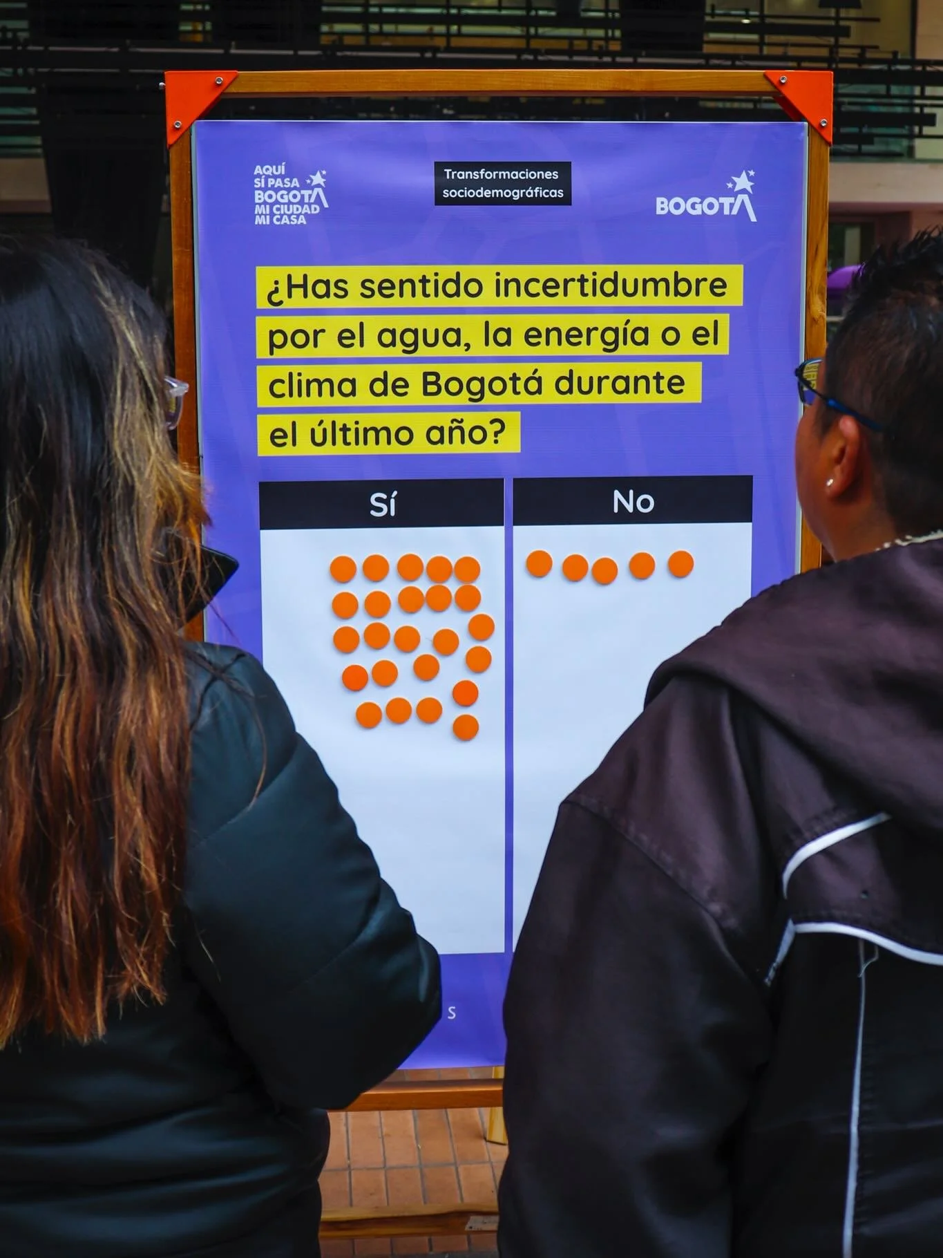 🌍💧⚡ &iquest;Has sentido incertidumbre por el agua, la energ&iacute;a o el clima de Bogot&aacute; durante el &uacute;ltimo a&ntilde;o?

En el marco del evento Ciudades y Culturas en Iberoam&eacute;rica, junto a @culturaenbta, hicimos esta pregunta p