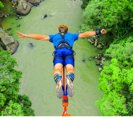 Salto de Bungee Jump - R$170,00