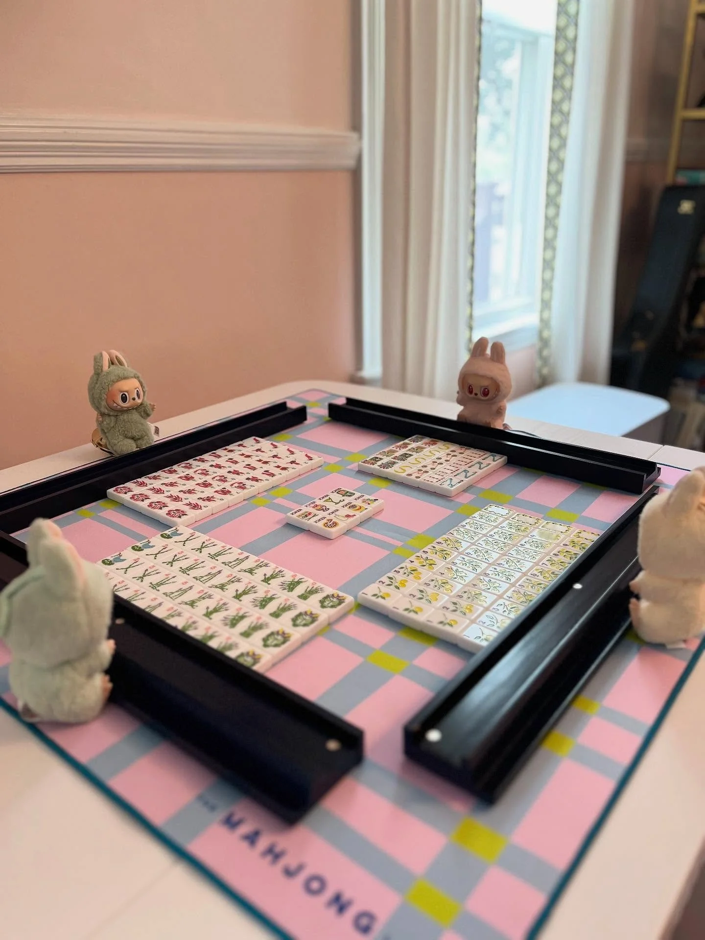 When the teacher&rsquo;s away, the Labubus will play&hellip;

#mahjong #mahjongg #mahjong🀄️ #mahjbos #bostonmahjong #mahjongboston #mahjonginstructor #mahjongclass #beginnermahjong #boston #labubu