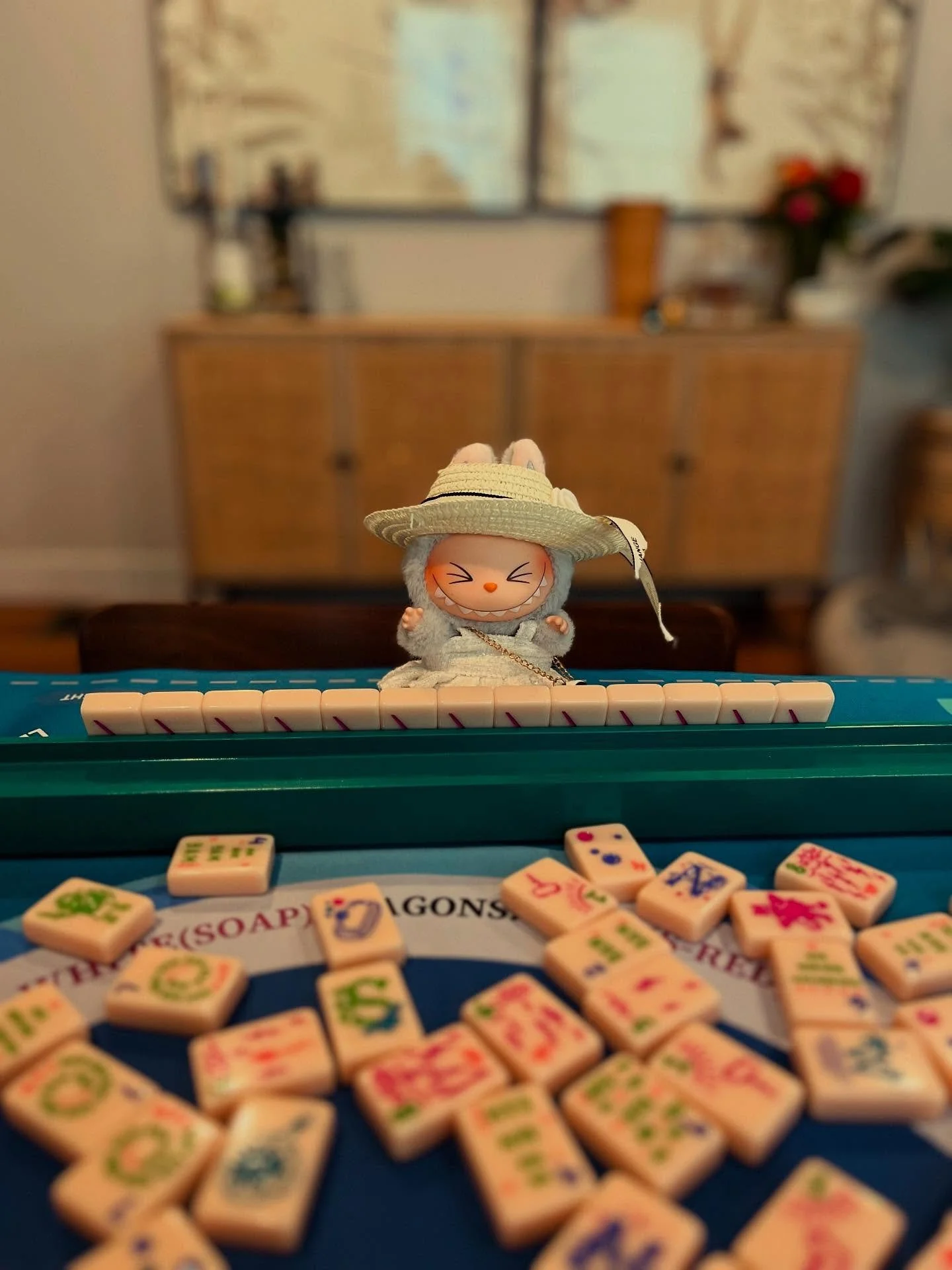 We&rsquo;ve got a new member of the mahjBOS family, and she&rsquo;s always up to something&hellip;

#bostonmahjong #mahjong #mahjongg #mahjonginstructor #thingstodoboston #labubu #boston