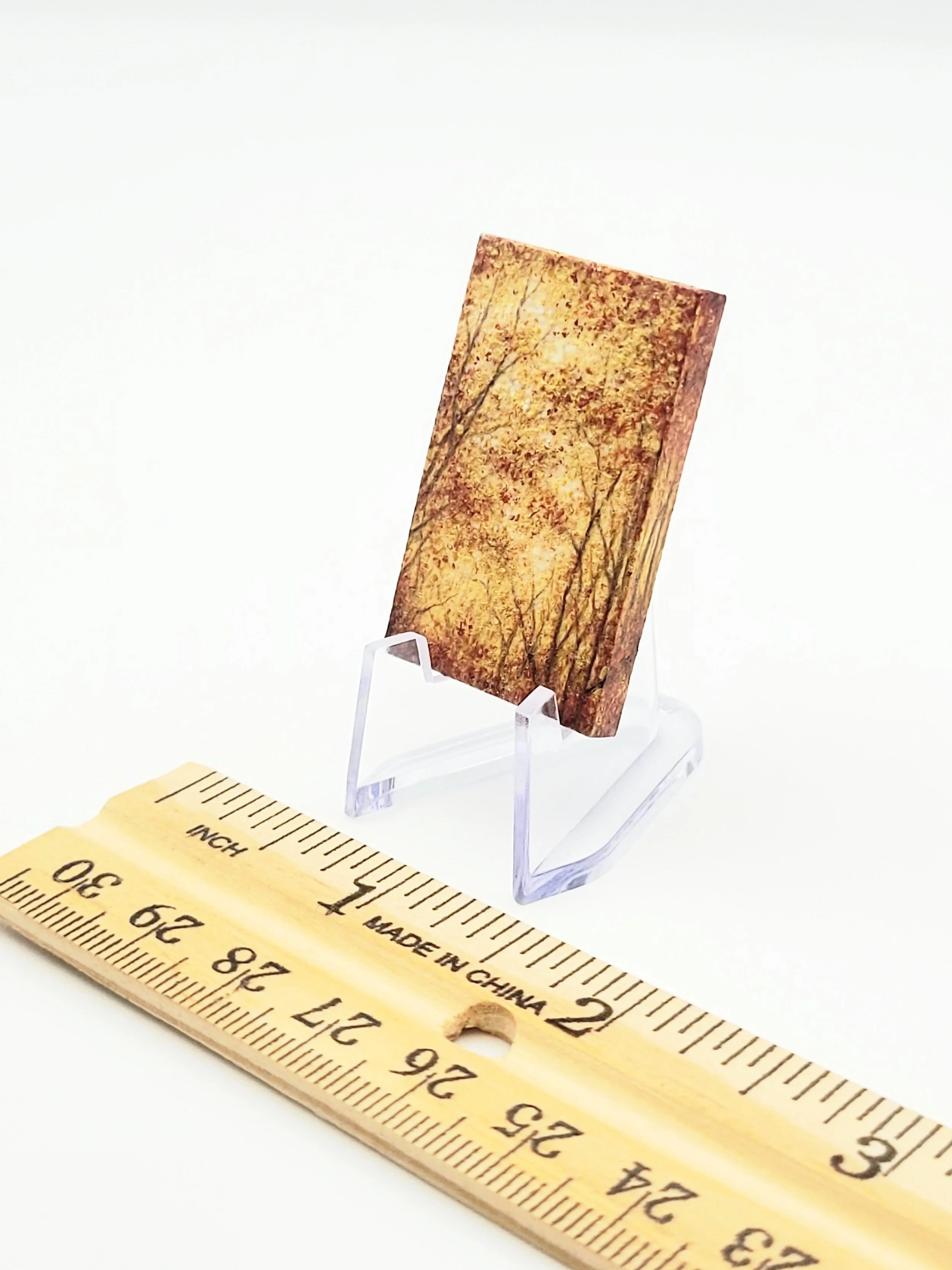 Micro Landscape Painting #3 for sale metallic painting