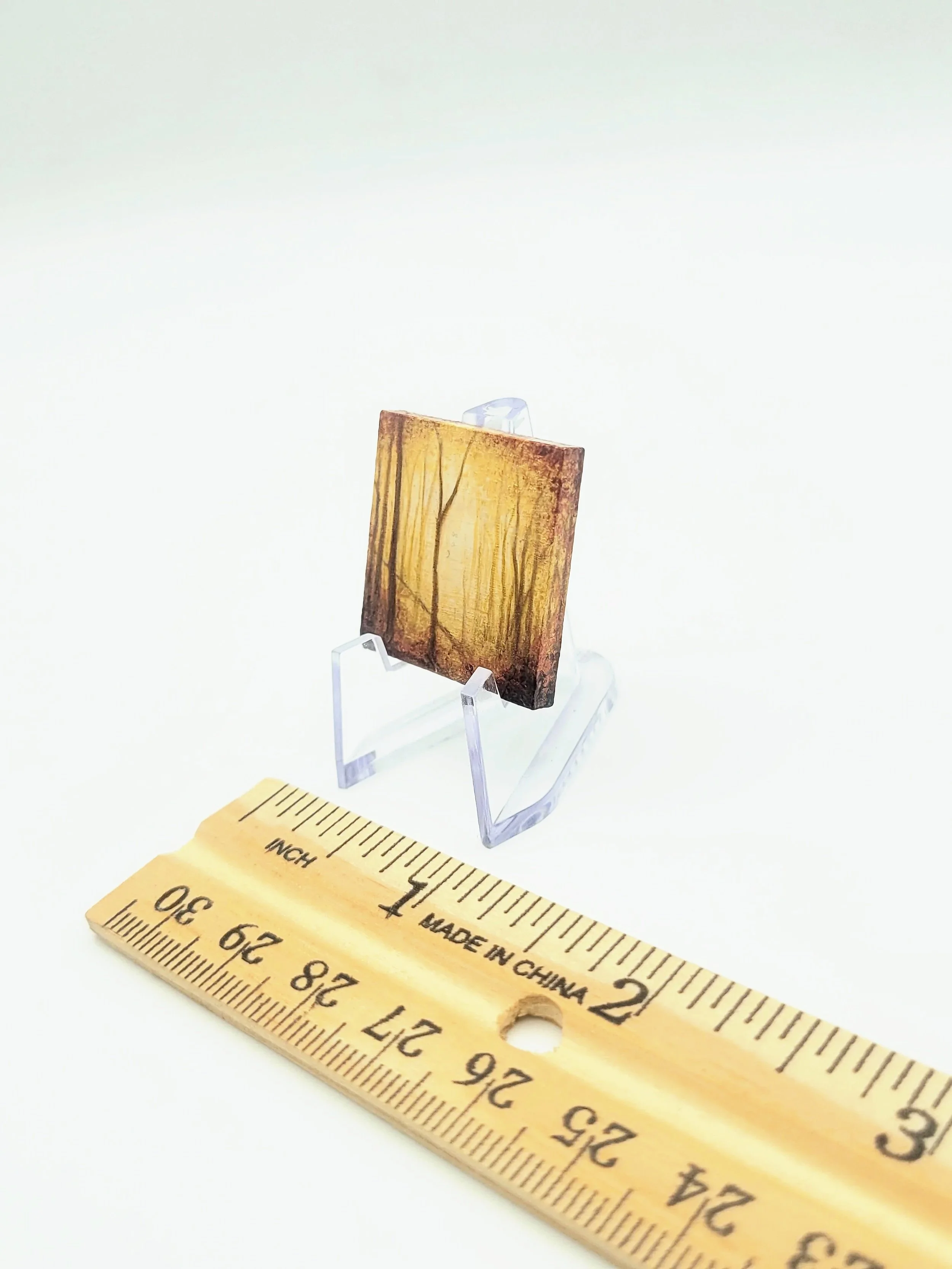 Micro Landscape Painting #13 metallic painting for sale