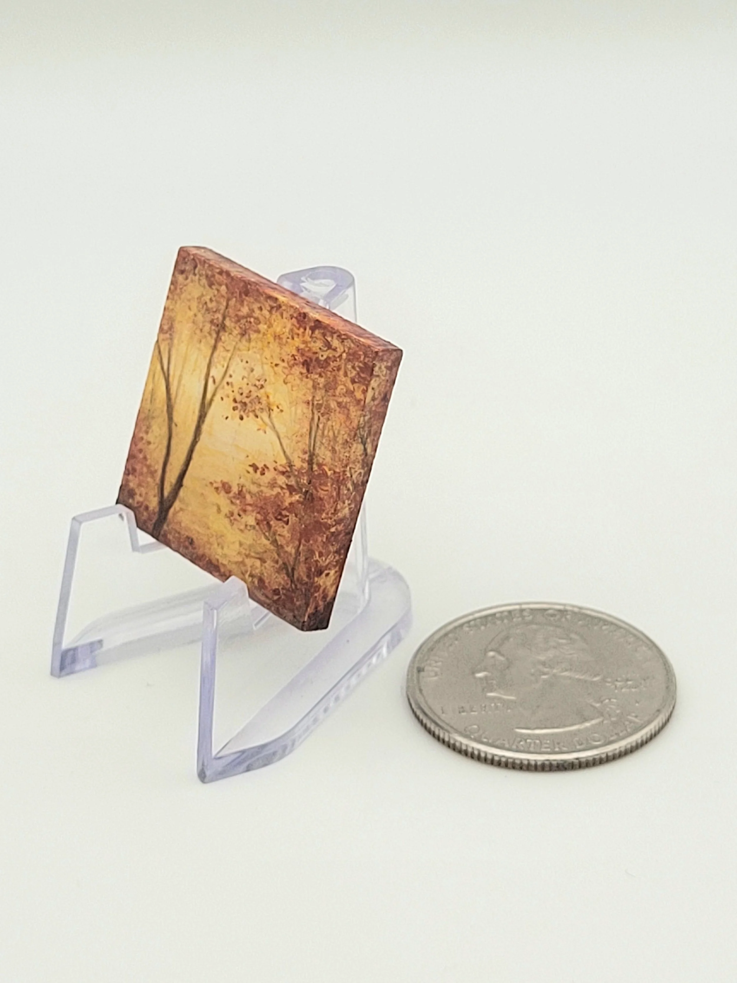 Micro Landscape Painting #14 metallic painting for sale