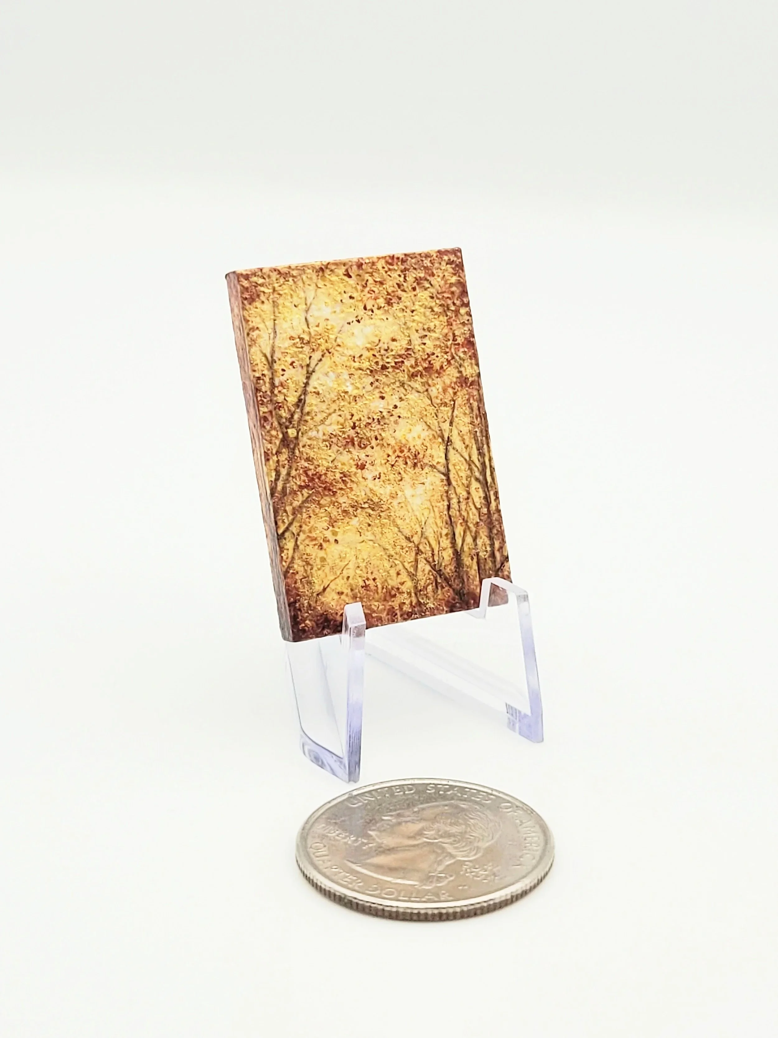 Micro Landscape Painting #3 for sale metallic painting