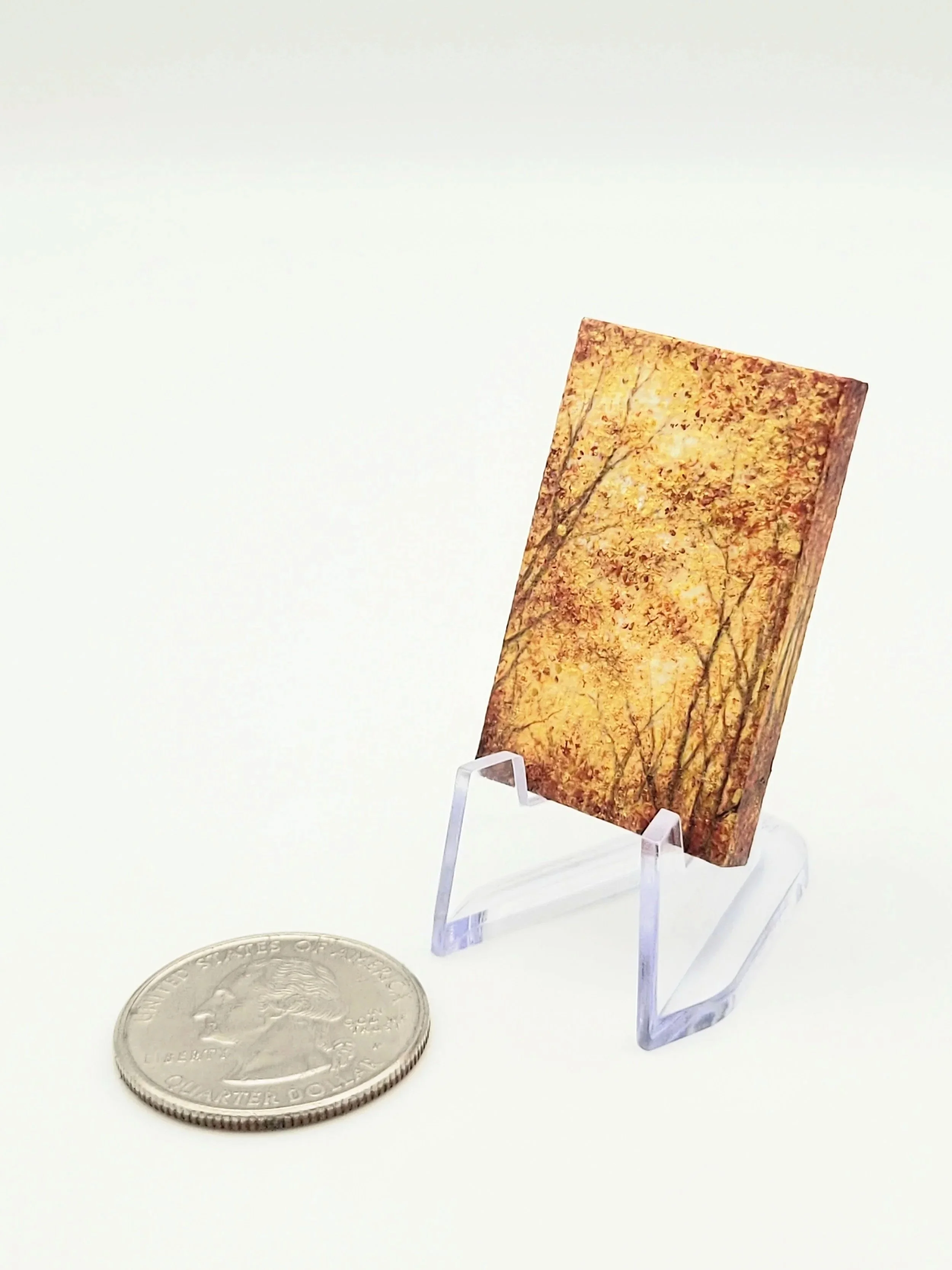 Micro Landscape Painting #3 for sale metallic painting