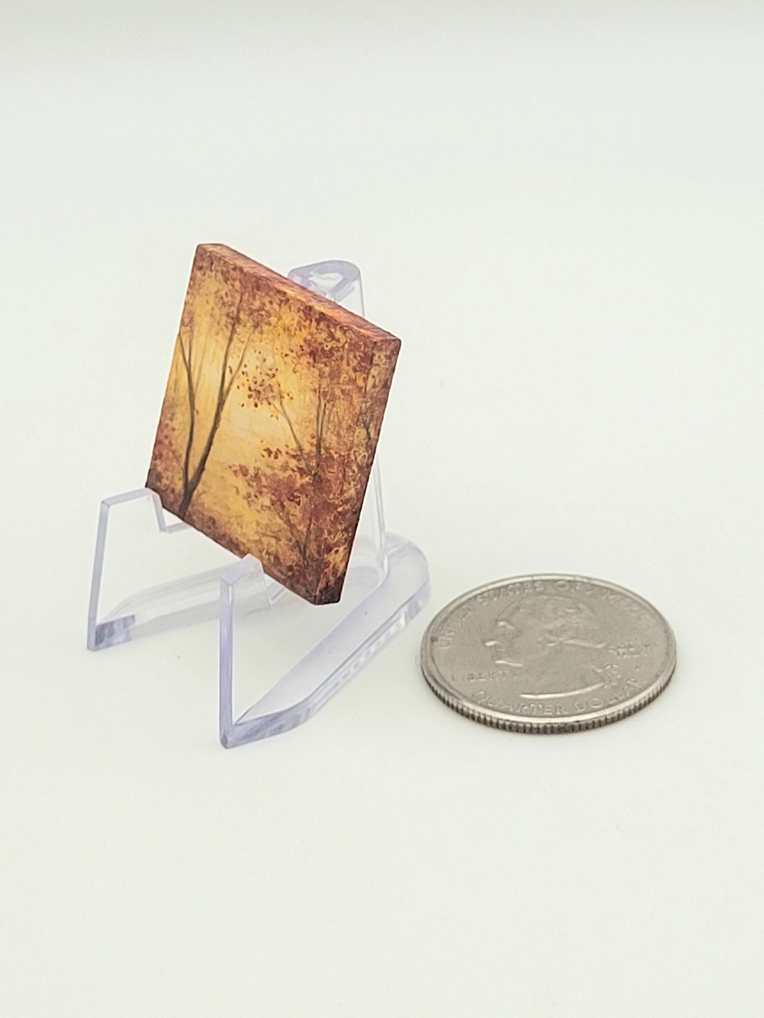 Micro Landscape Painting #14 metallic painting for sale