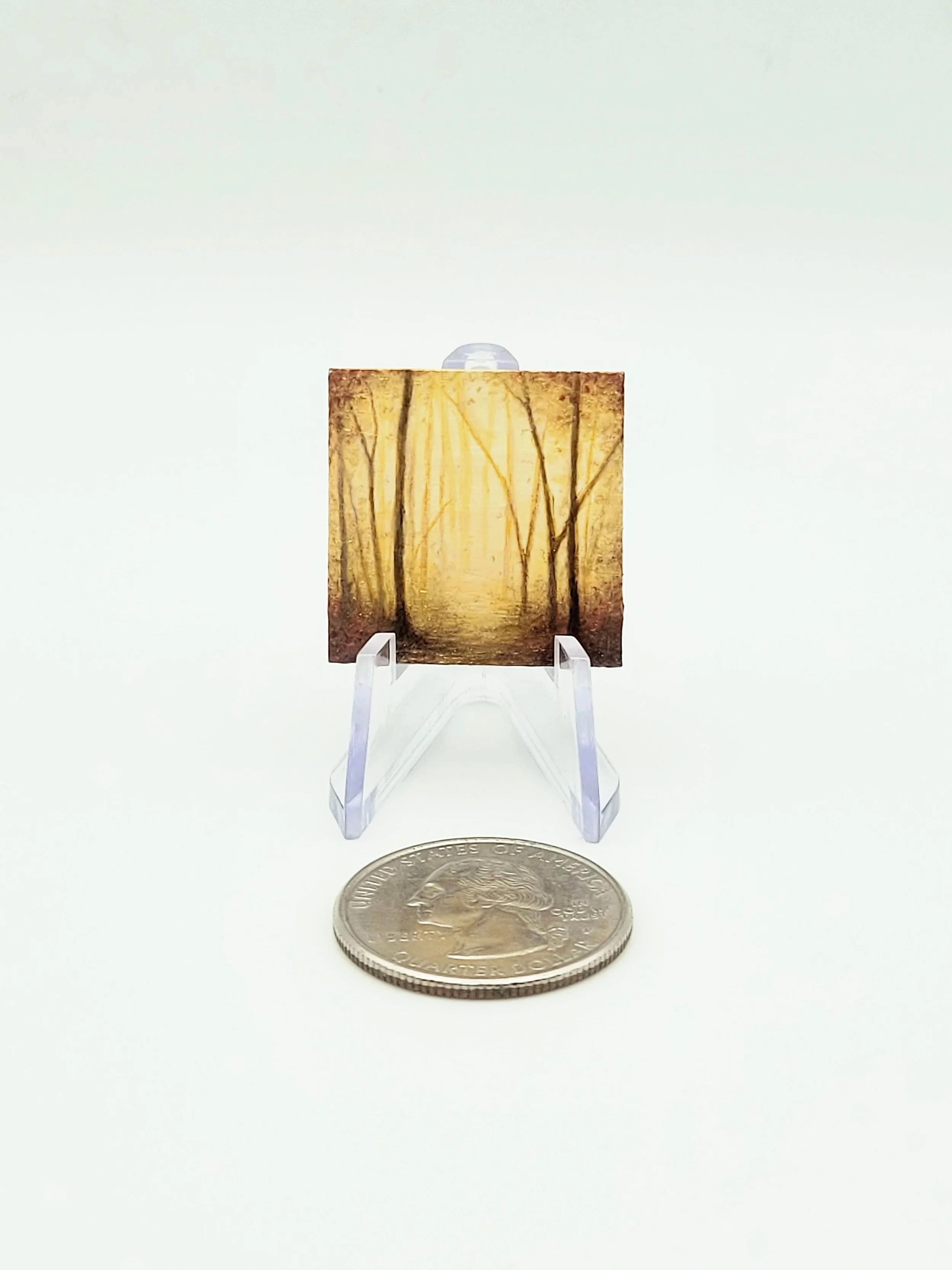 Micro Landscape Painting #17 metallic painting for sale