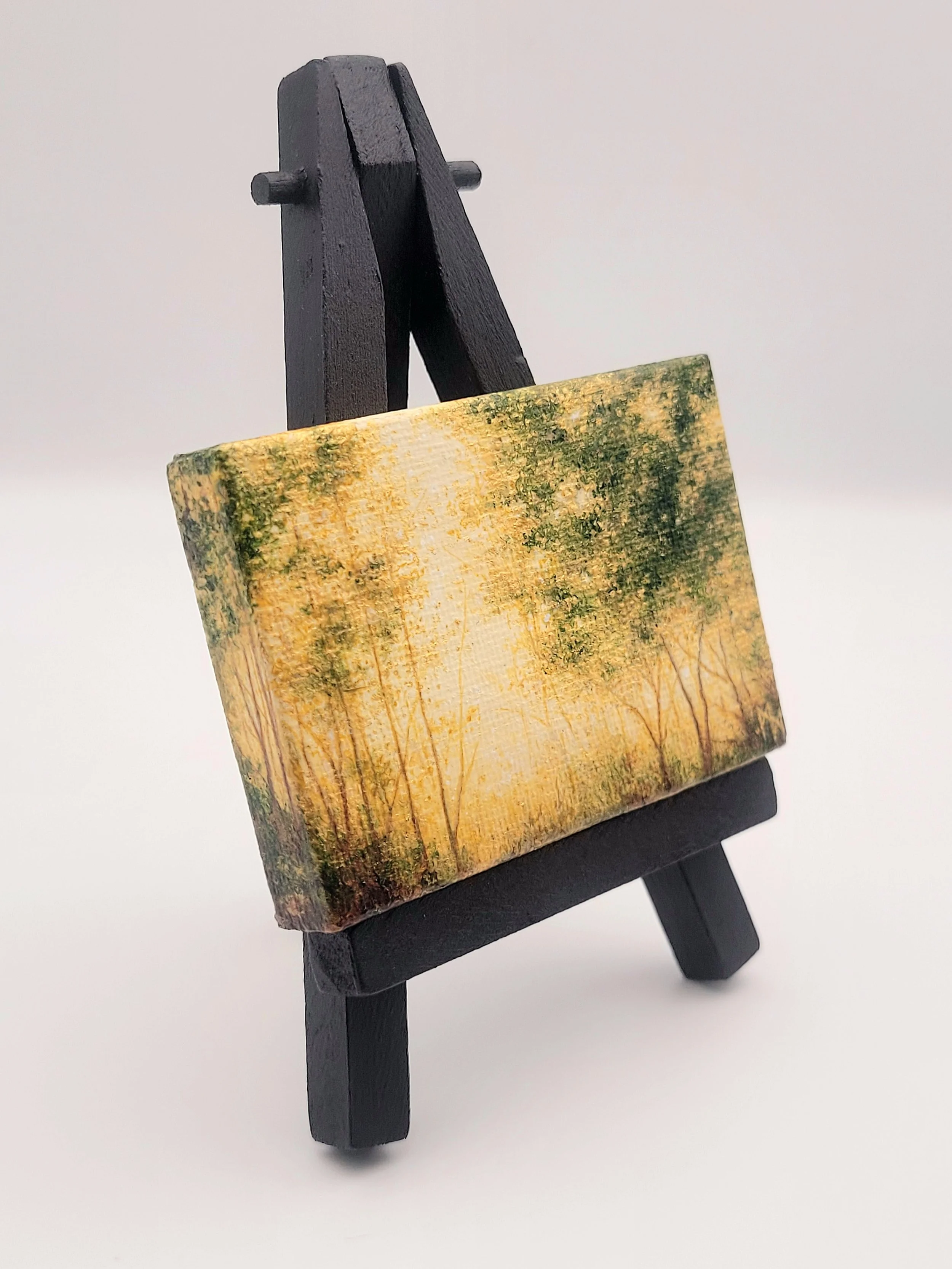 Miniature Landscape Painting #26 metallic painting for sale
