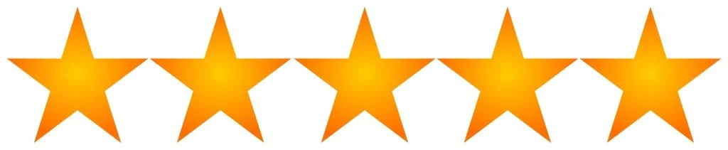 Five gold stars for a five star review