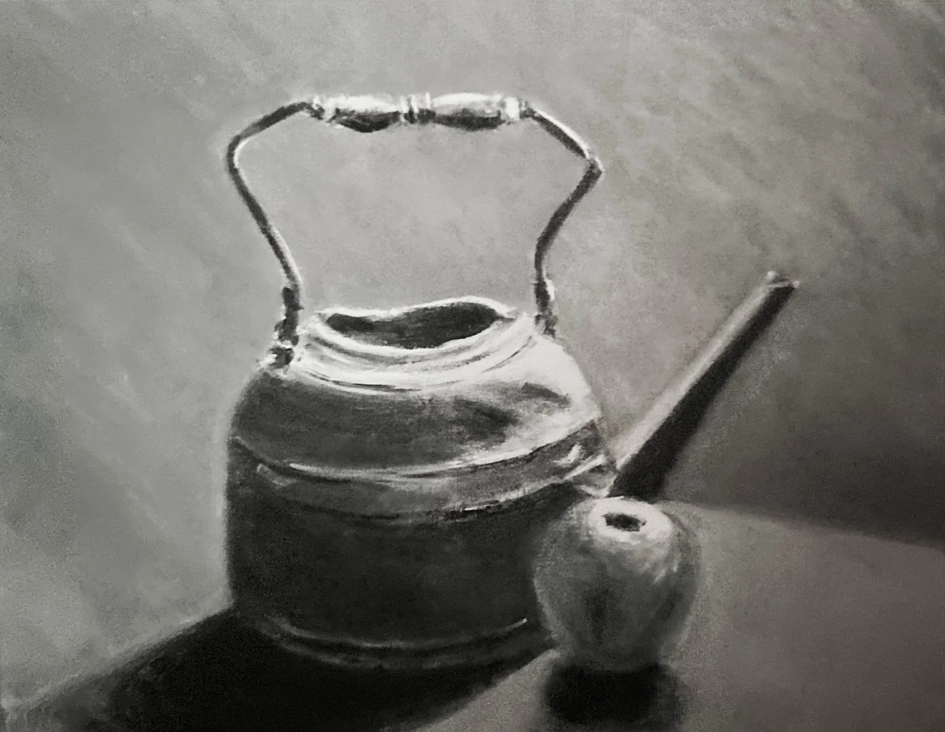 Still Life in Black and White. Acrylic on Canvas. Jo Feldman, 2005