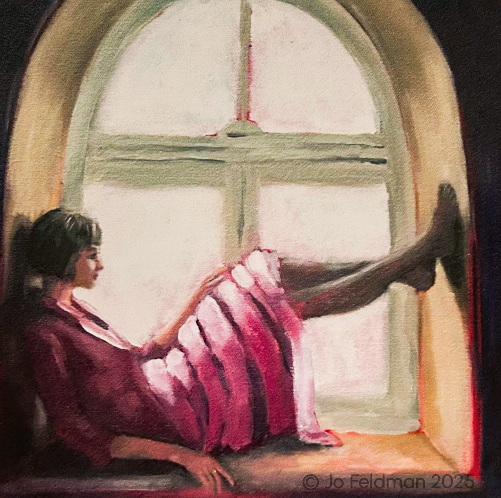 Reflection I. Oil on Canvas. Jo Feldman, 2005