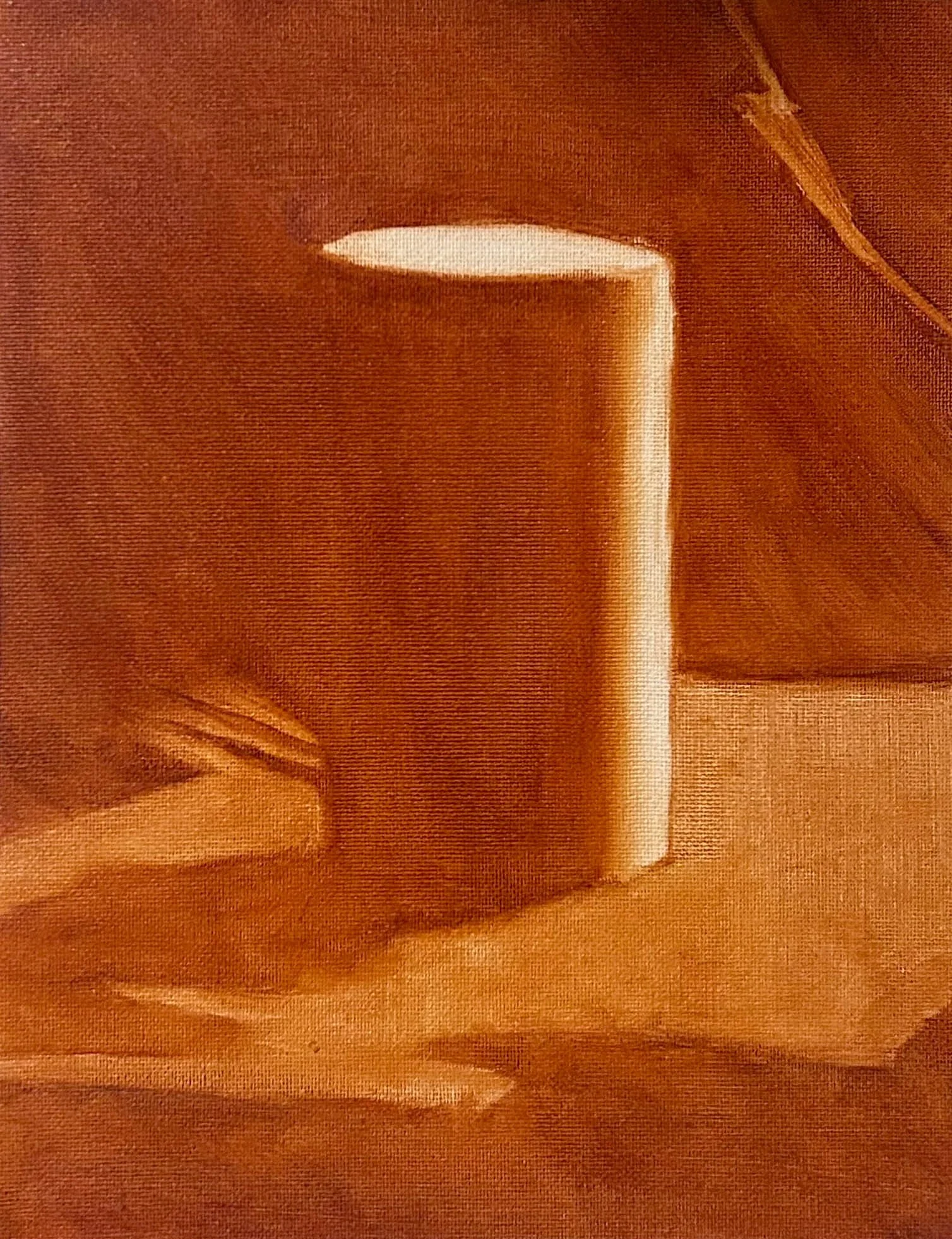 Wash Sketch of Still Life. Oil on Canvas. Jo Feldman, 2024