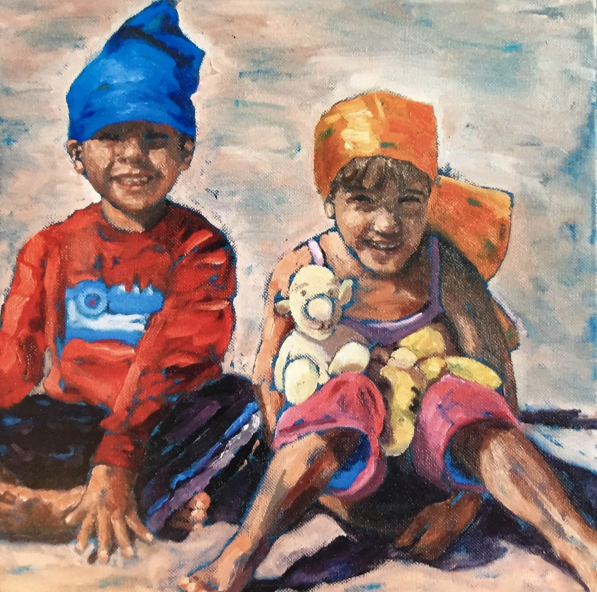 Marcos and Marisa. Oil on Canvas. Jo Feldman, 2011