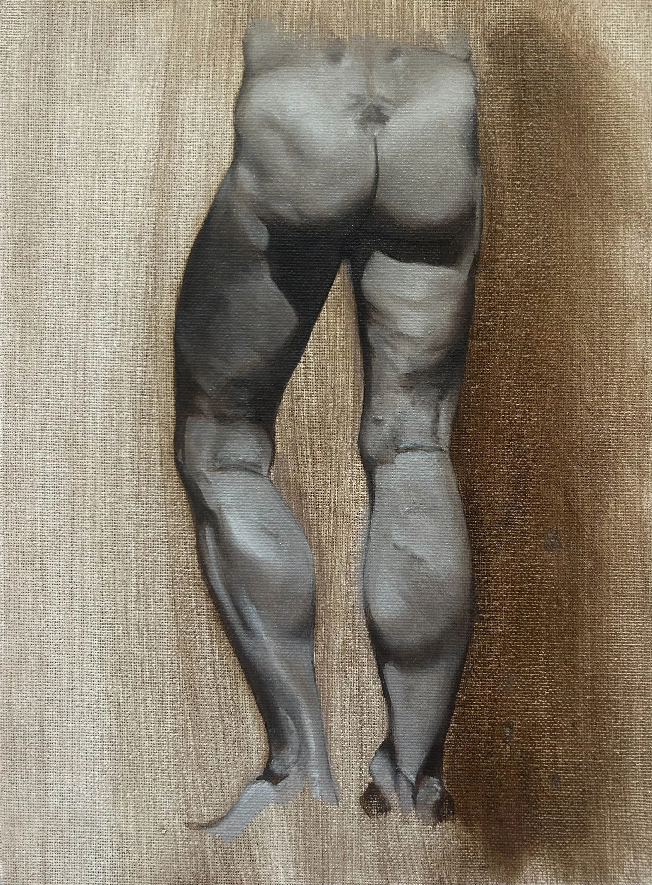 Study of Angel. Oil on Canvas. Jo Feldman, 2025