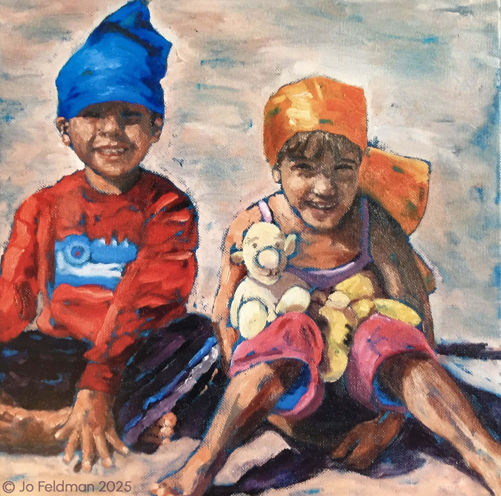 Marcos and Marisa. Oil on Canvas. Jo Feldman, 2011