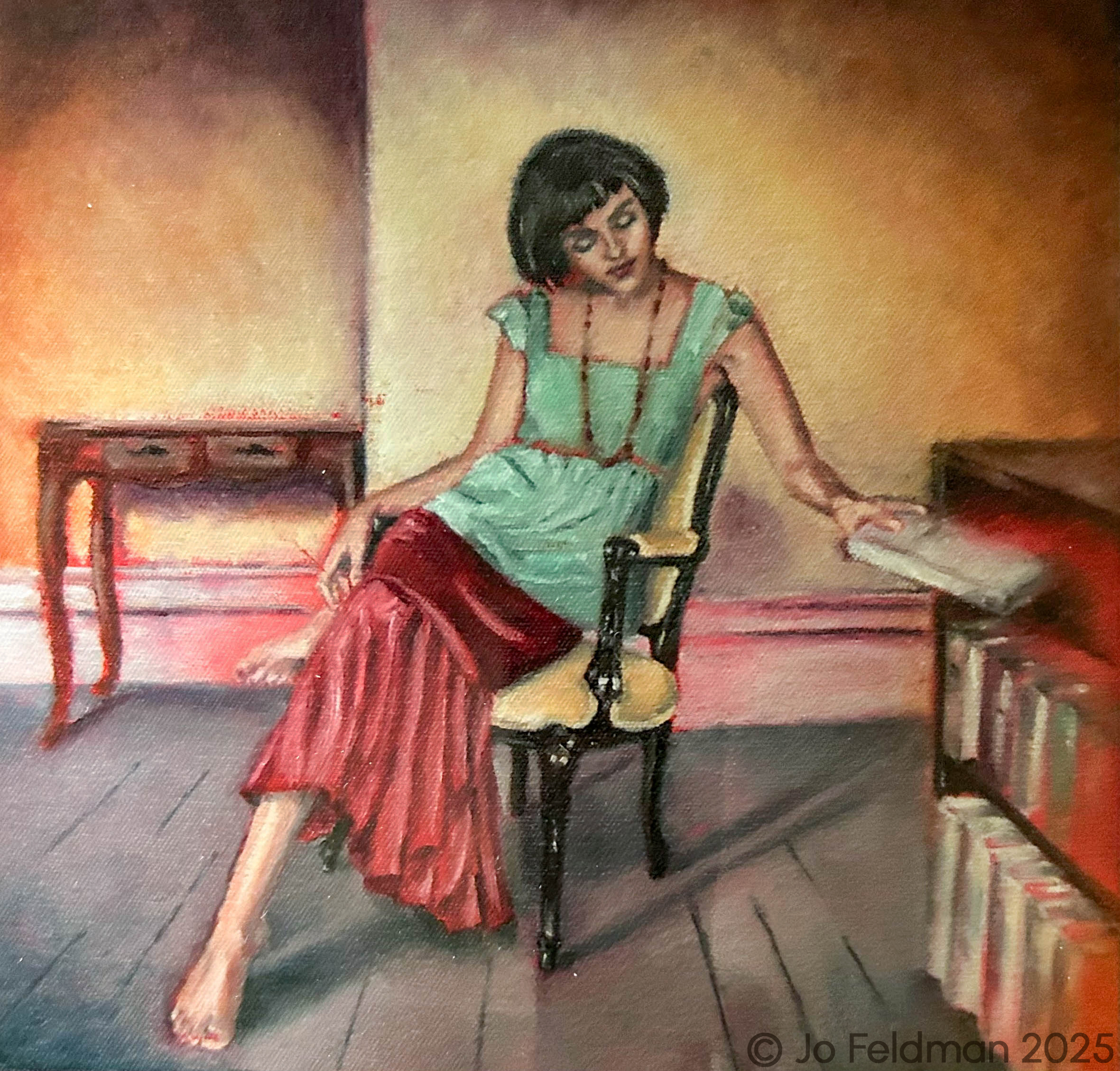 Reflection III. Oil on Canvas. Jo Feldman, 2005