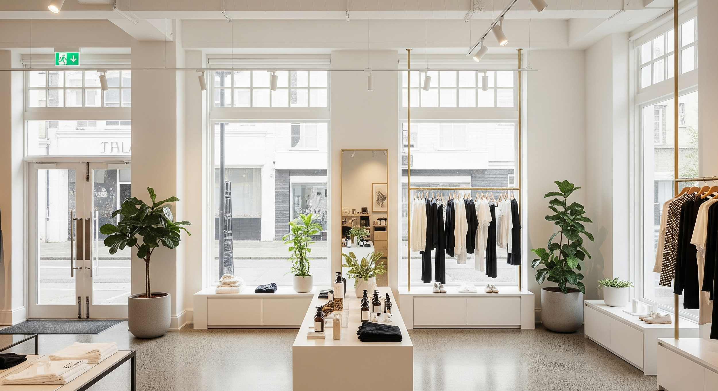 Modern commercial retail space delivered for tenant client