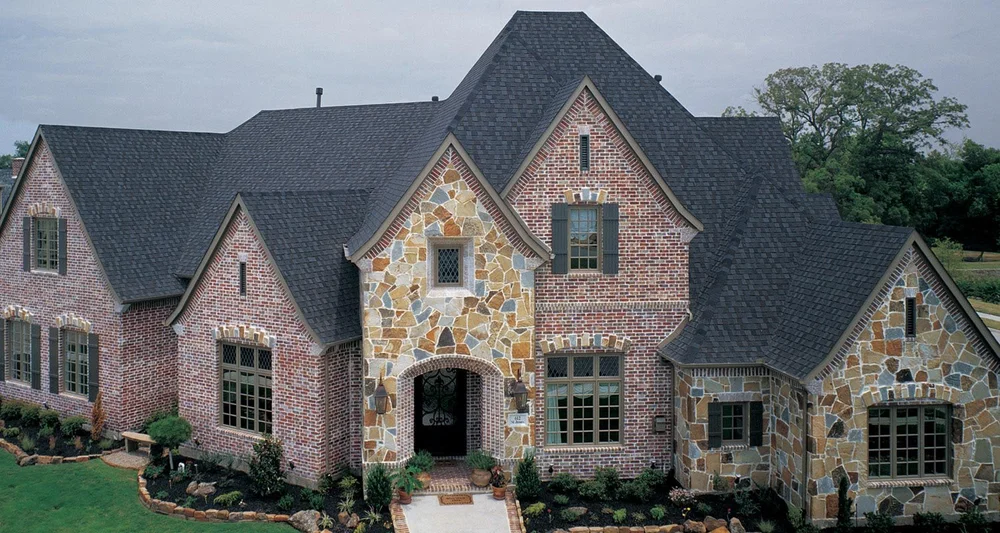 Dark TAMKO architectural shingle roof
