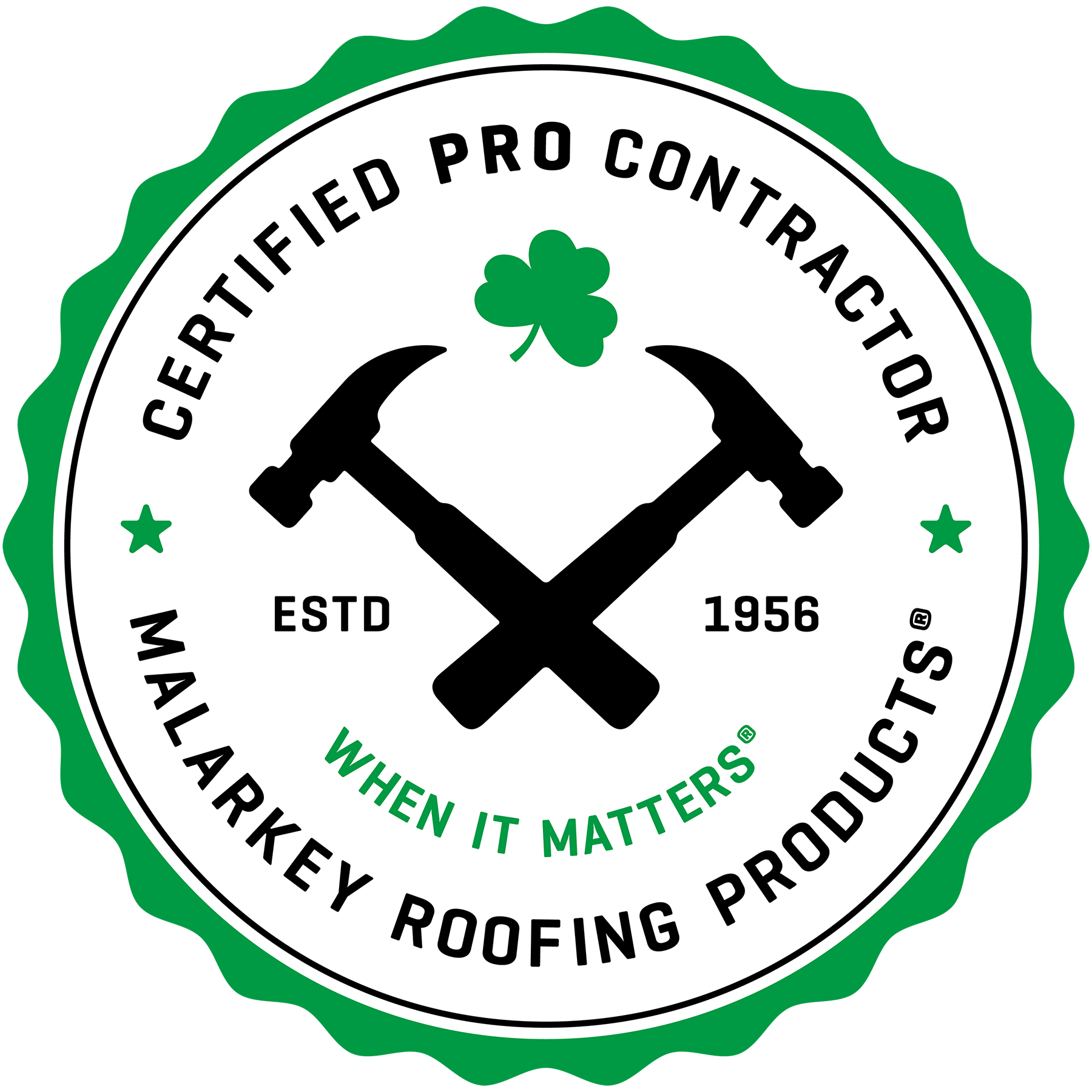 Malarkey Certified Pro Contractor Iron Eagle Roofing Allen TX