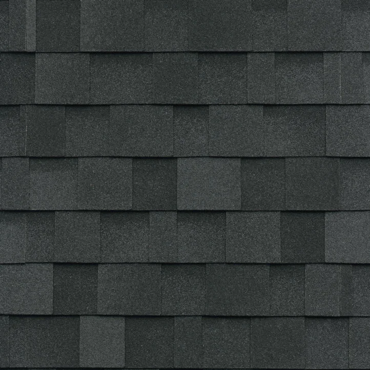 DUAL BLACK: Pairs best with: white brick, light stone, modern siding, black trim
Overall look: bold, high contrast, modern
(Cambridge)