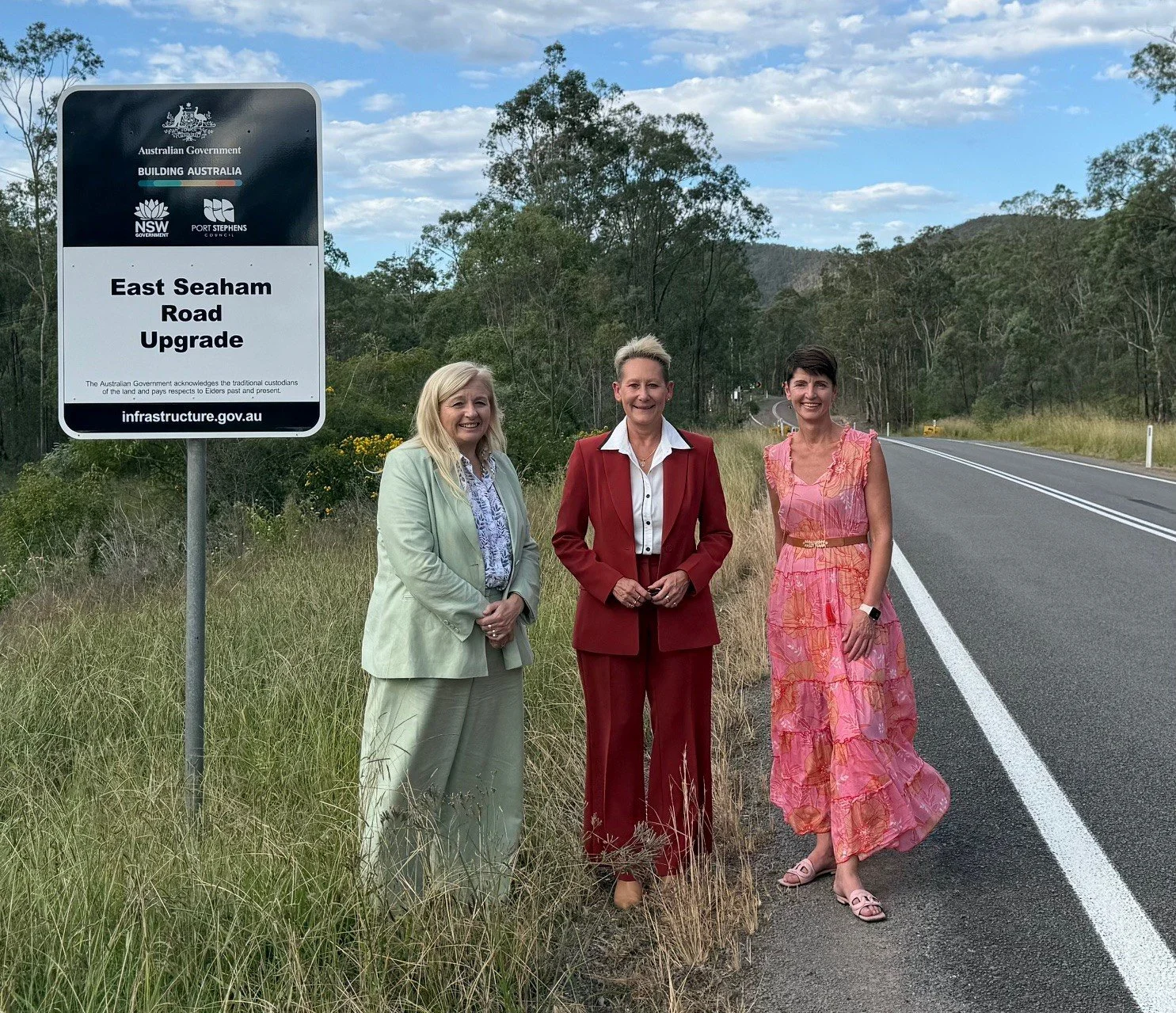 Penfold welcomes completion of East Seaham Road upgrade