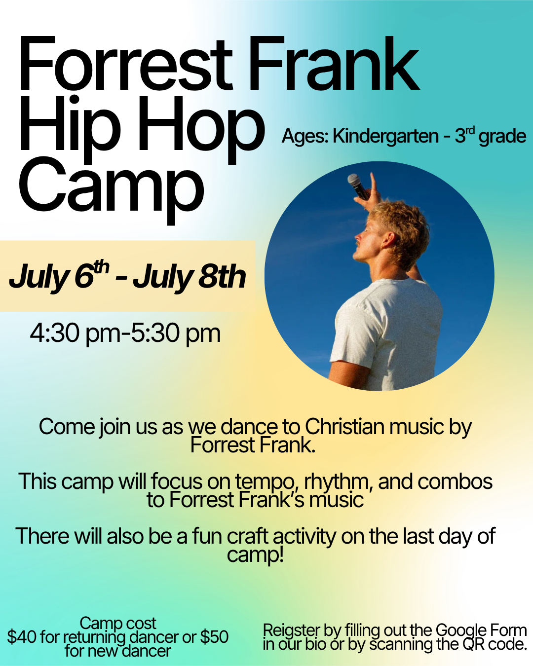 Forrest Frank Hip Hop Camp