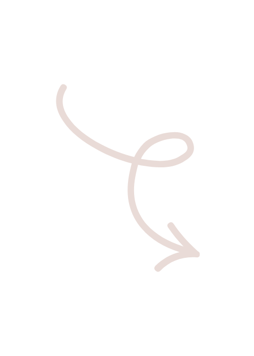 A black background with a light gray arrow looping around and pointing downward.